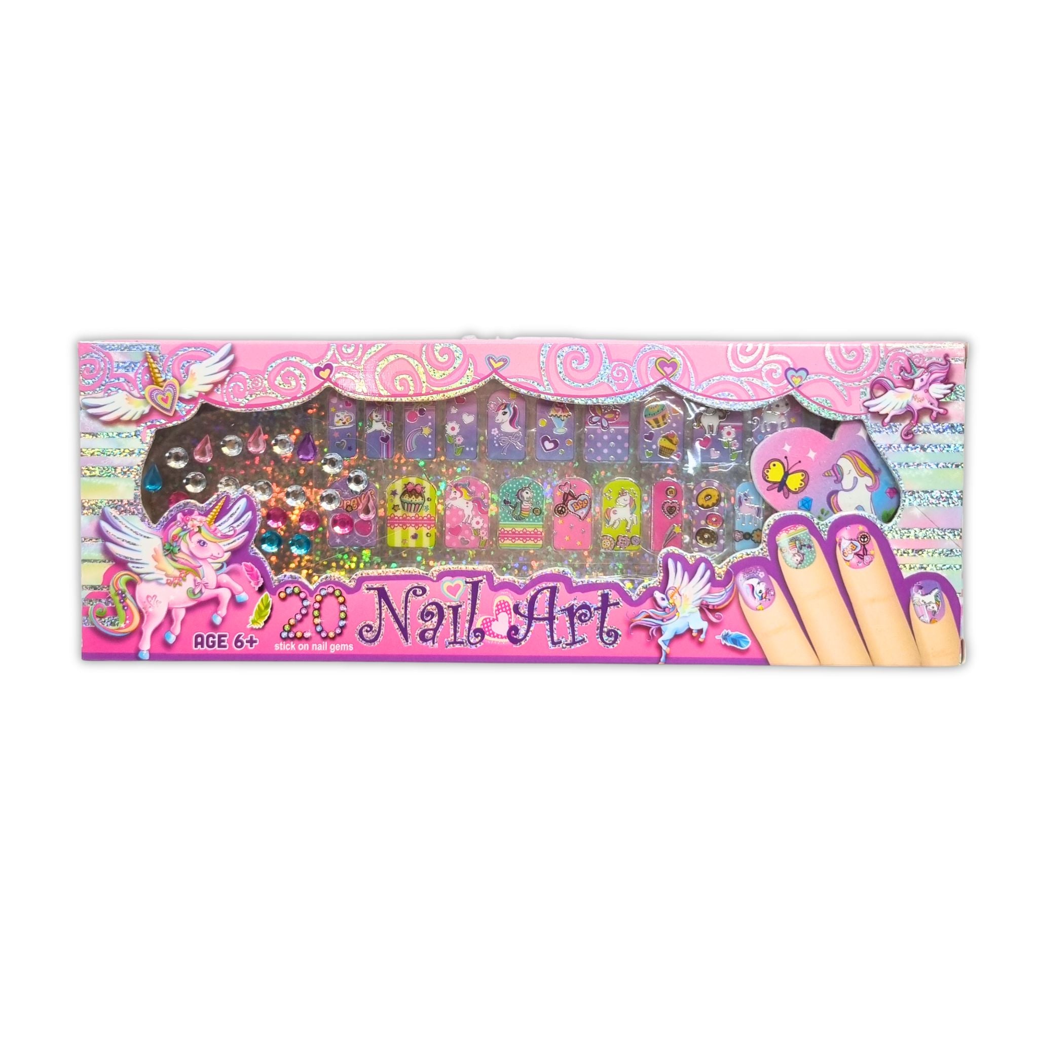 Unicorn Nail Art - 20 Stickers