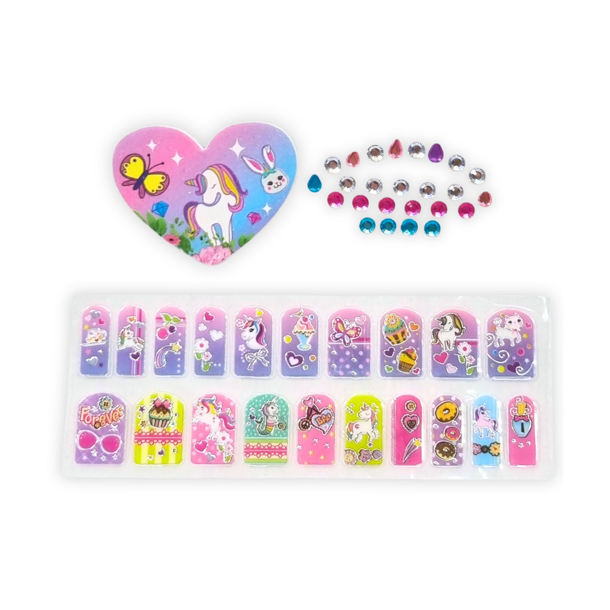 Unicorn Nail Art - 20 Stickers