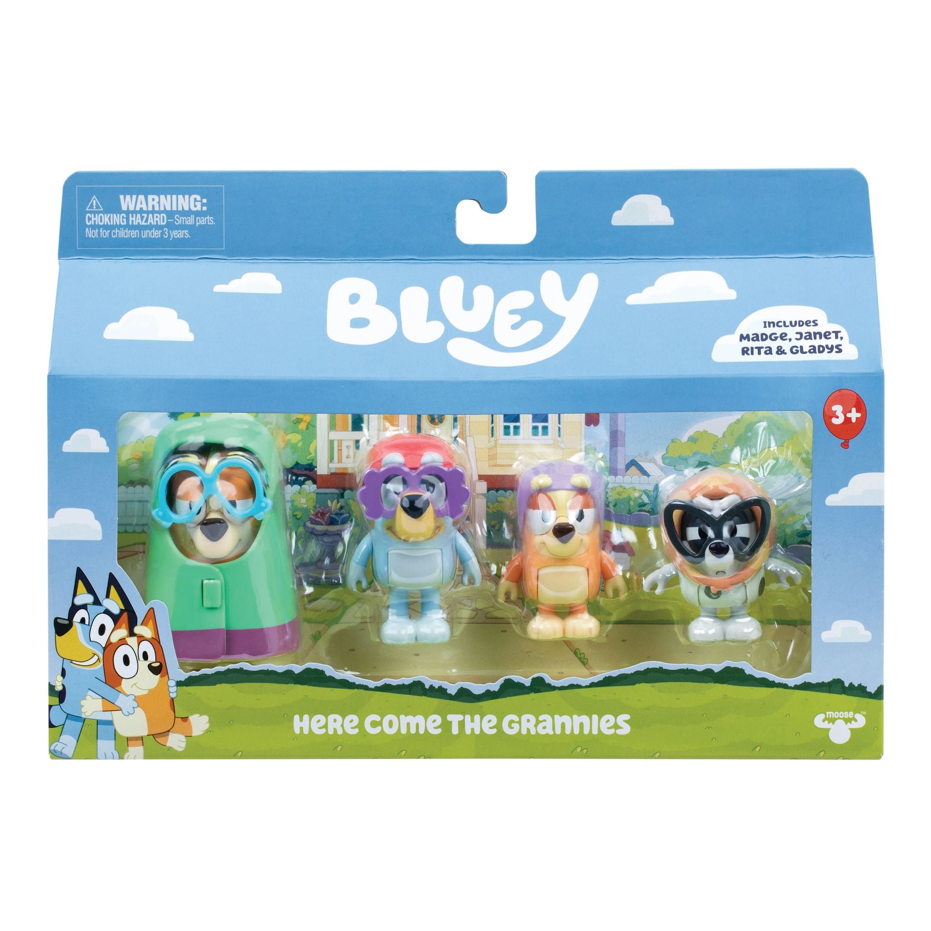 Bluey S14 Figure 4 Pack - Here Come The Grannies