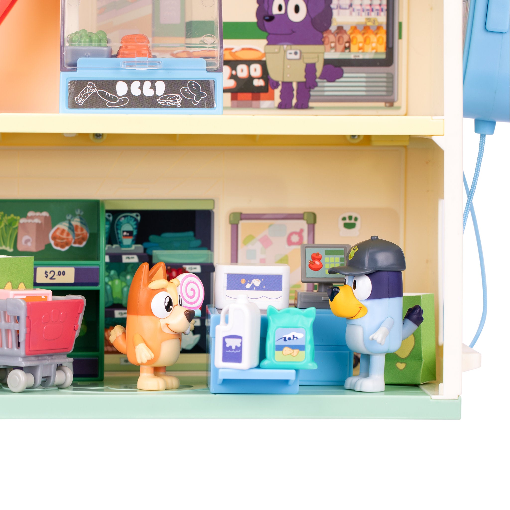 Bluey Supermarket Playset