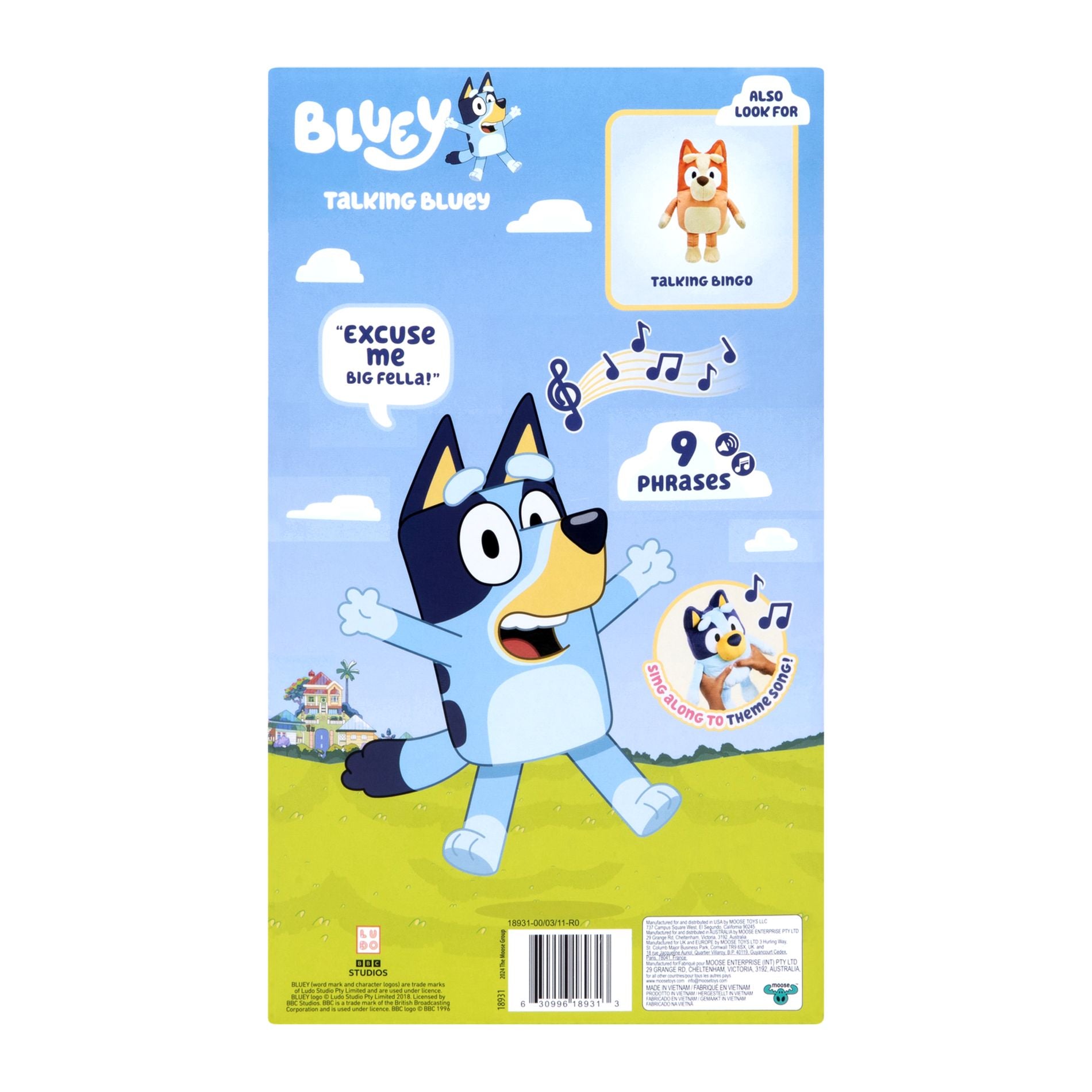 Bluey Talking Bluey 13 Inch Plush
