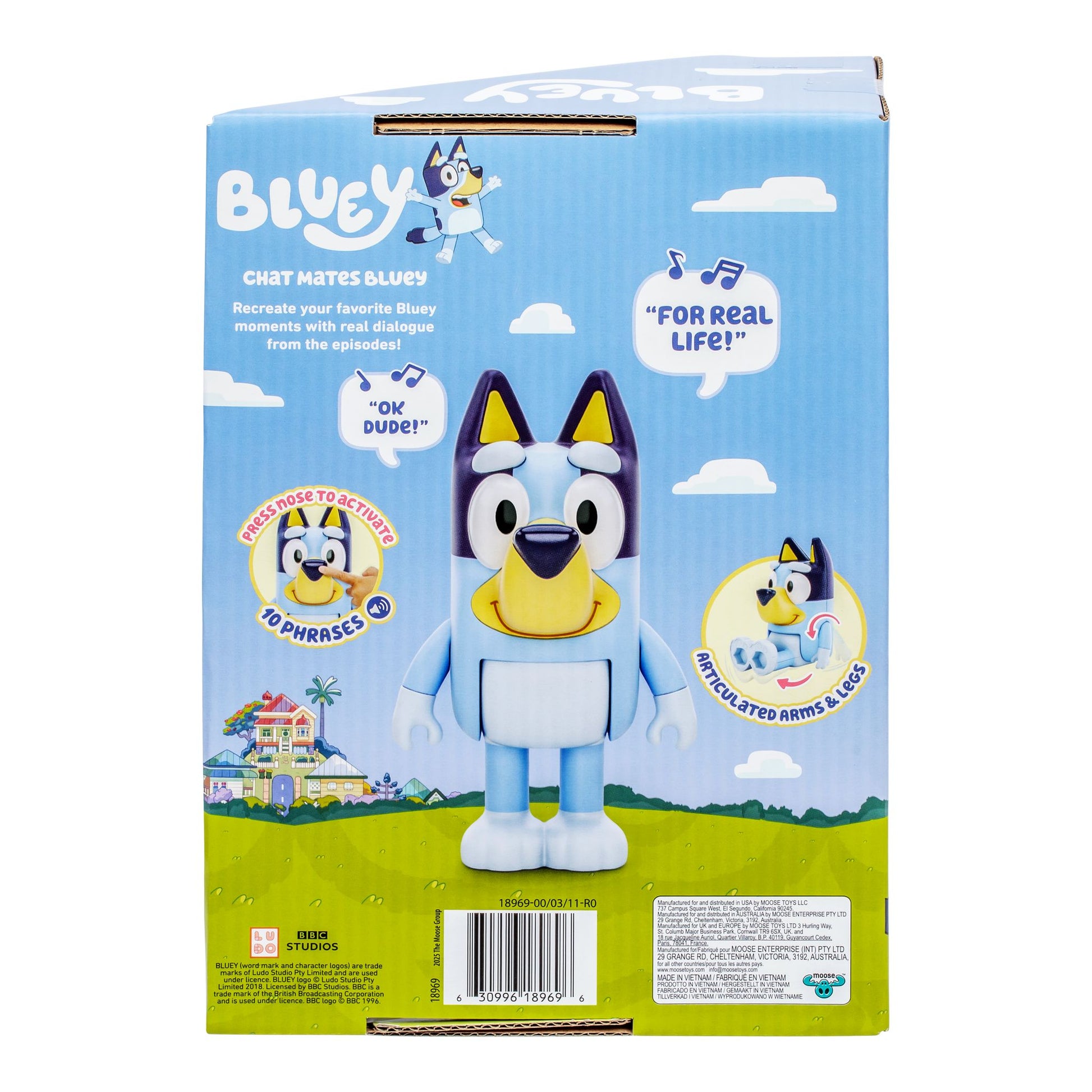 Bluey Chat Mates Talking Figure Bluey - Toyworld Australia