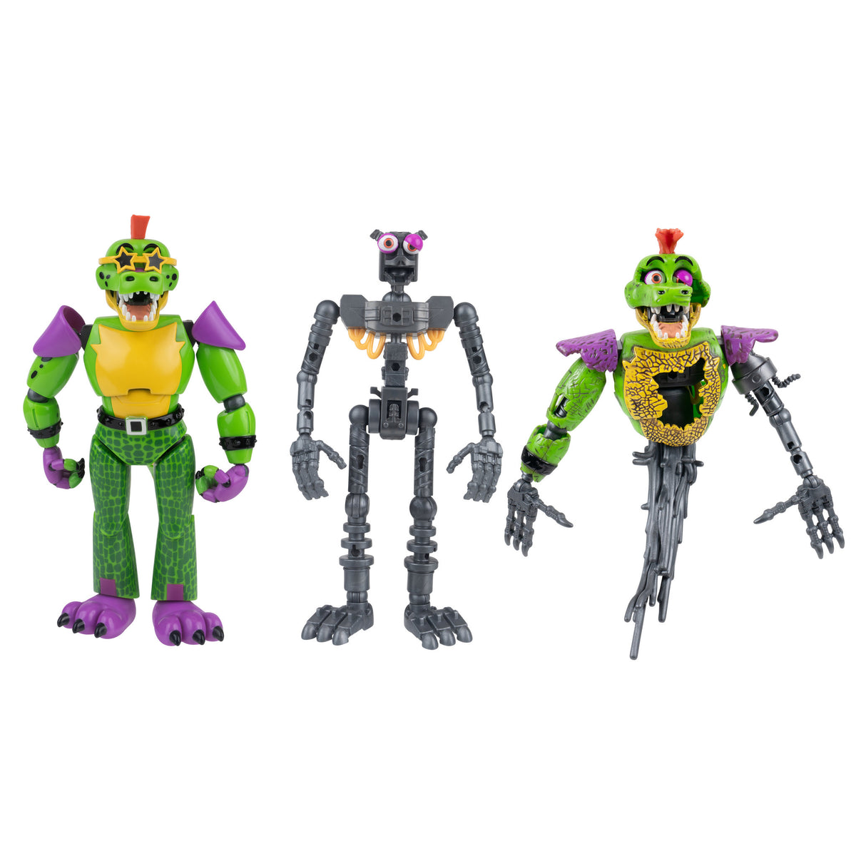 Five Nights at Freddy’s 6 Inch Endo-Series Figure - Montgomery Gator & Shattered Montgomery Gator
