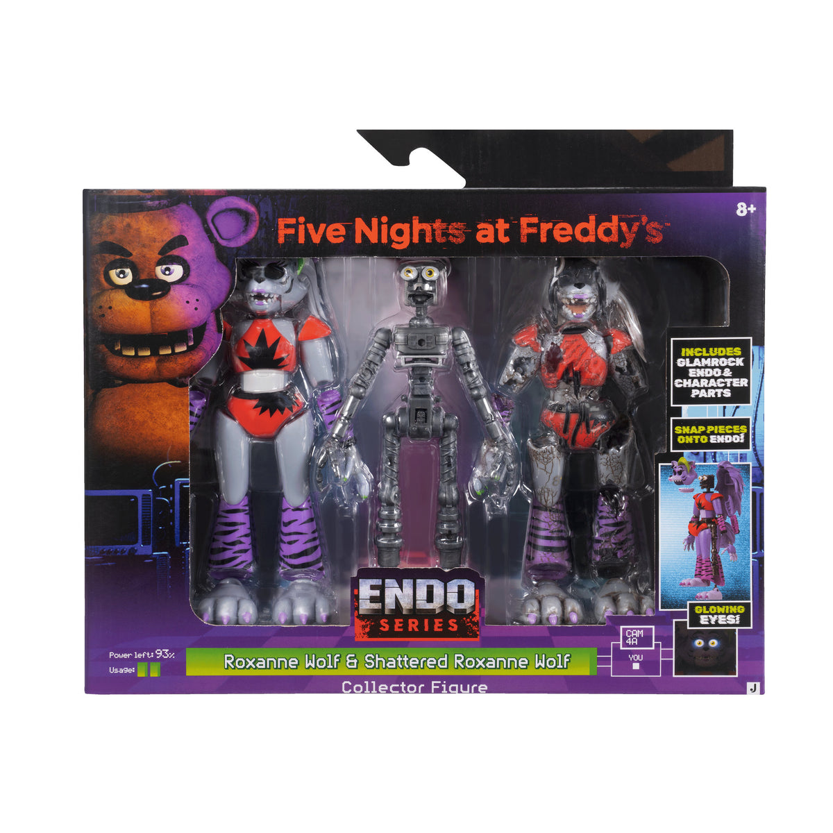 Five Nights at Freddy’s 6 Inch Endo-Series Figure - Roxanne Wolf & Shattered Roxanne Wolf