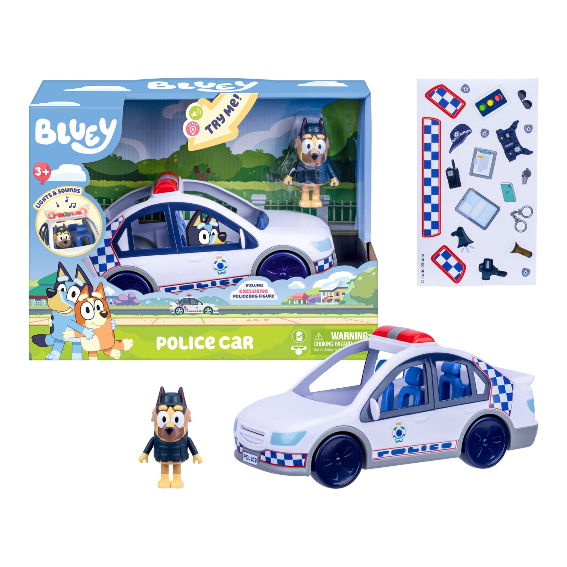 Bluey Police Car - Toyworld Australia