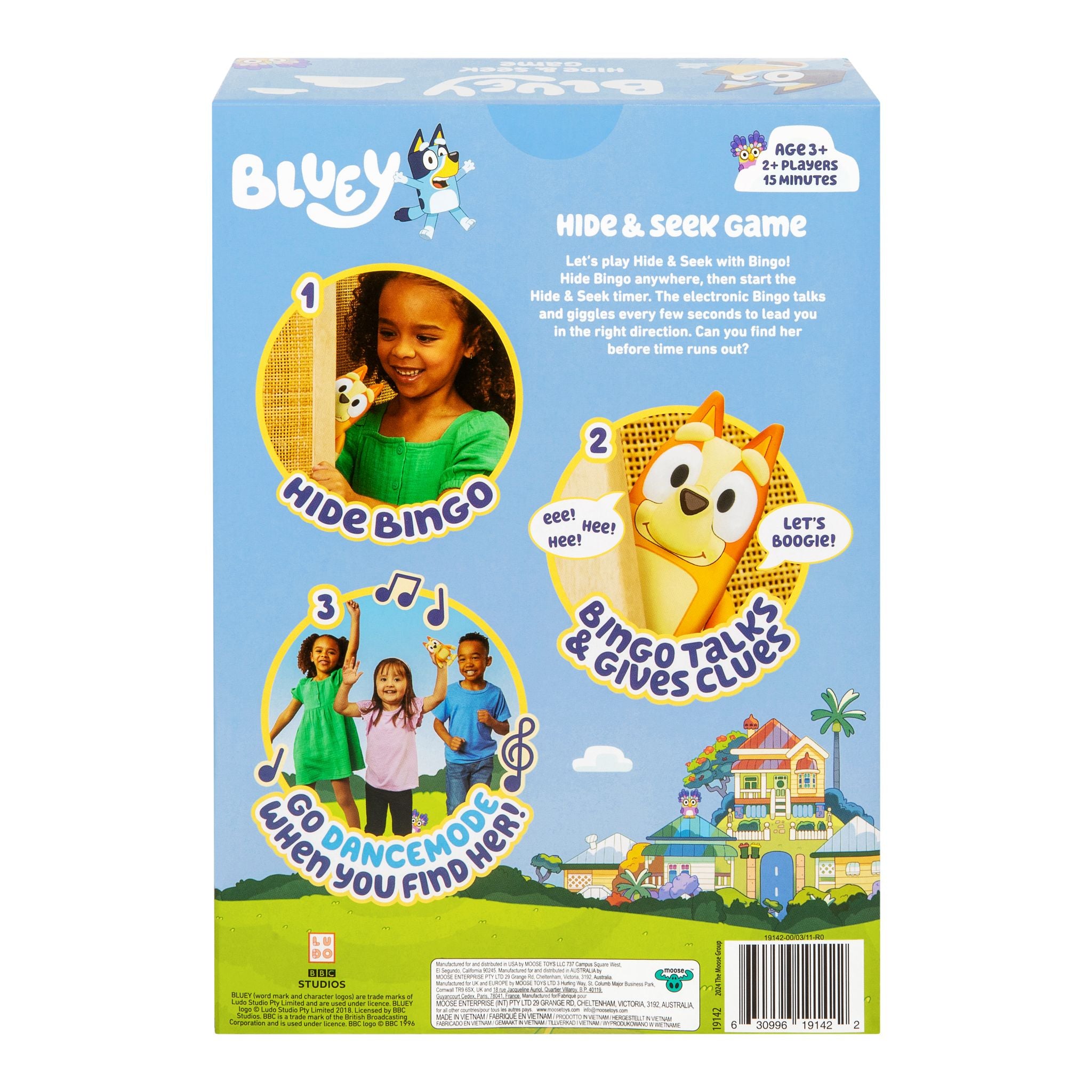 Bluey Hide & Seek Game - Bingo