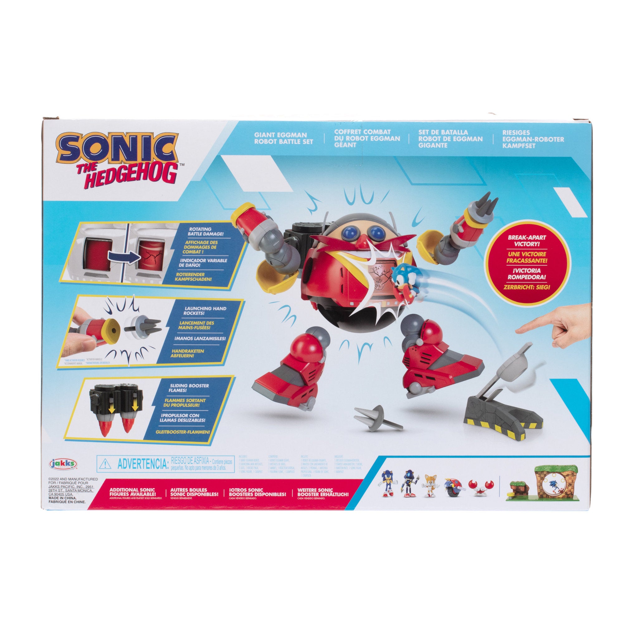 Sonic Giant Eggman Robot Battle Set