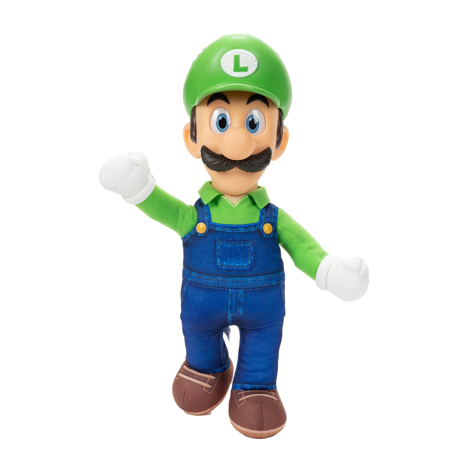 Super Mario Movie 12 Inch Roto Plush Luigi - Toyworld Australia