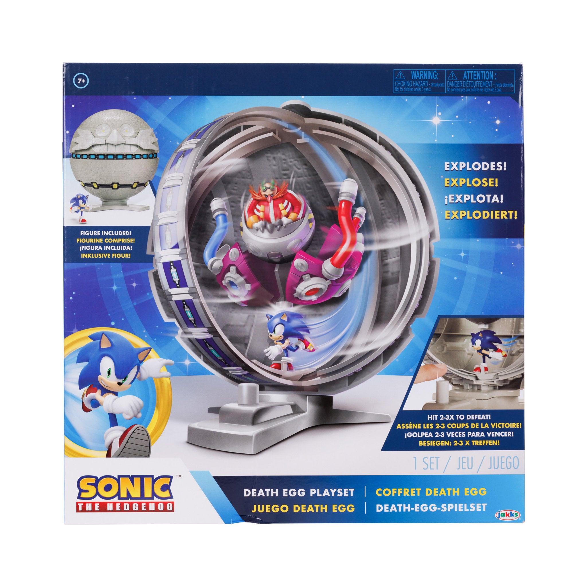 Sonic 2.5 Inch Death Egg Playset With Sonic
