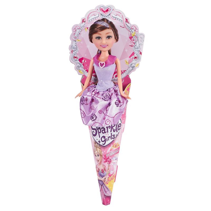 ZURU Sparkle Girlz Princess Cone Doll Assorted Styles - Toyworld Australia