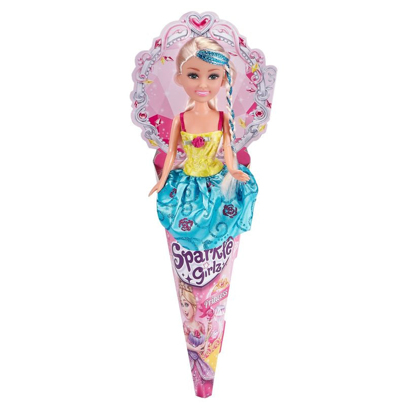 ZURU Sparkle Girlz Princess Cone Doll Assorted Styles - Toyworld Australia