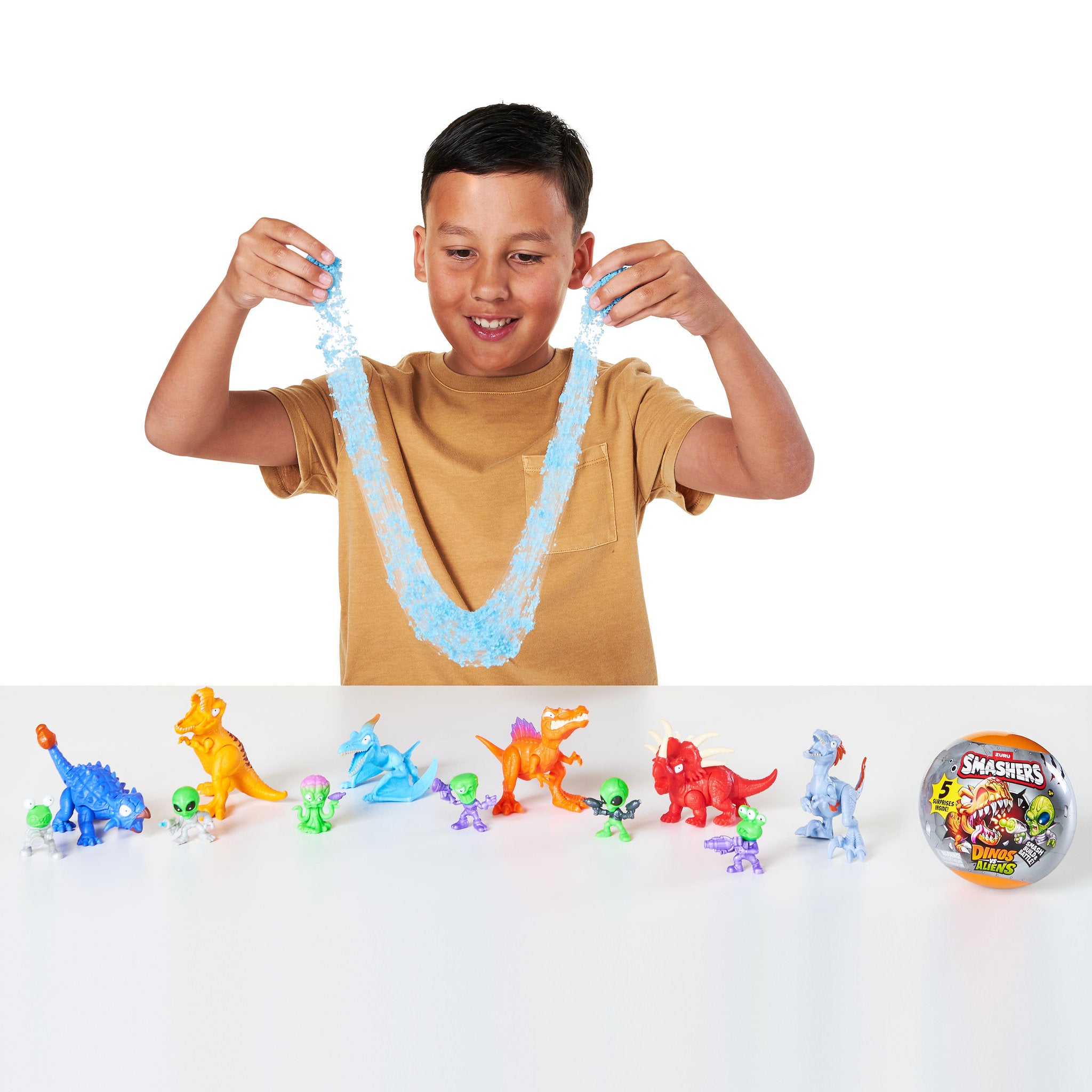 ZURU Smashers Dinos VS Aliens Planet Capsules Assorted Styles - Toyworld Australia