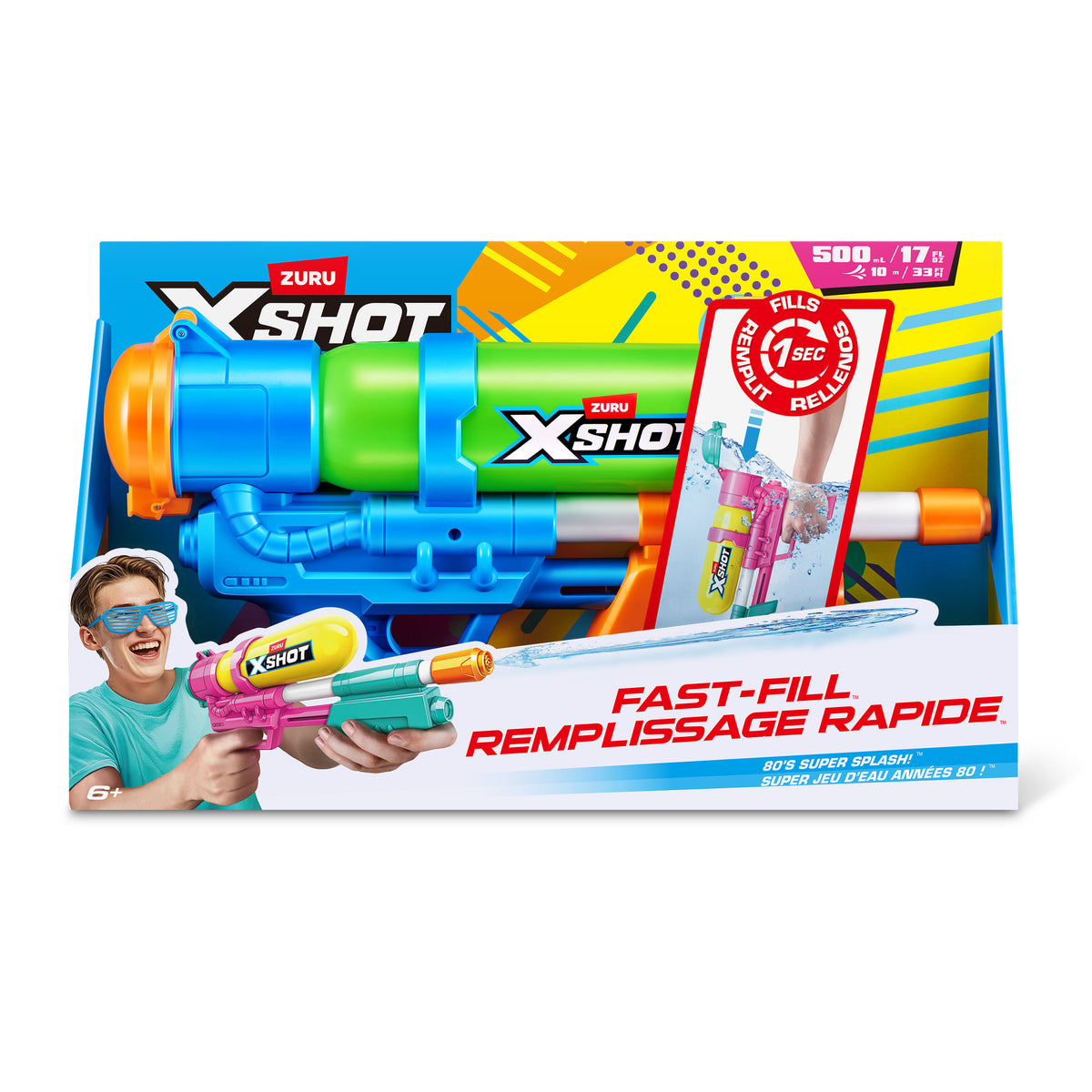 ZURU XSHOT Fast Fill Retro Blaster Assorted Styles
