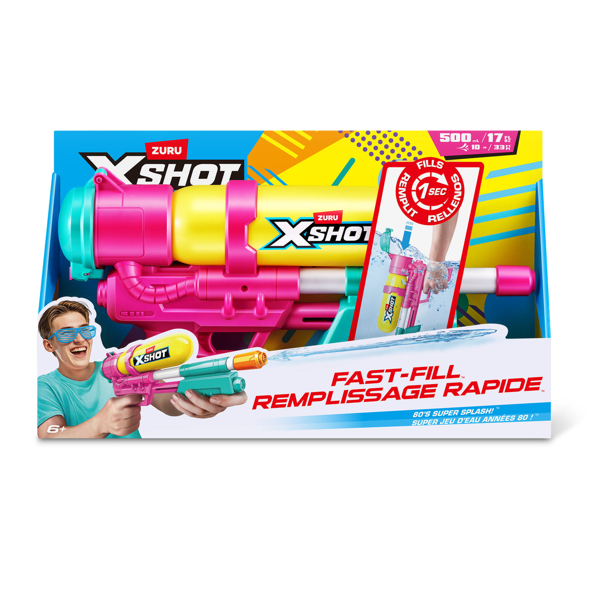 ZURU XSHOT Fast Fill Retro Blaster Assorted Styles