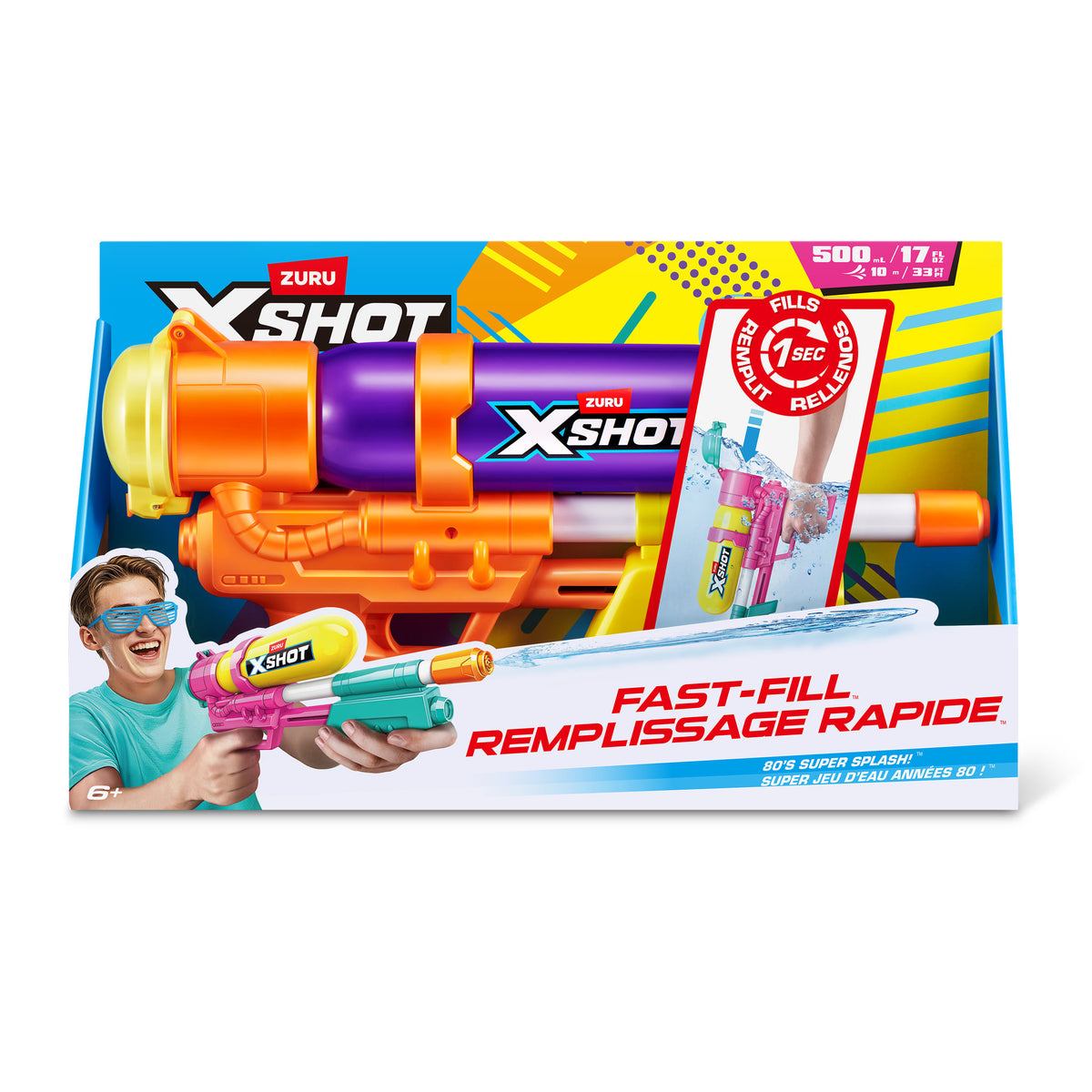 ZURU XSHOT Fast Fill Retro Blaster Assorted Styles
