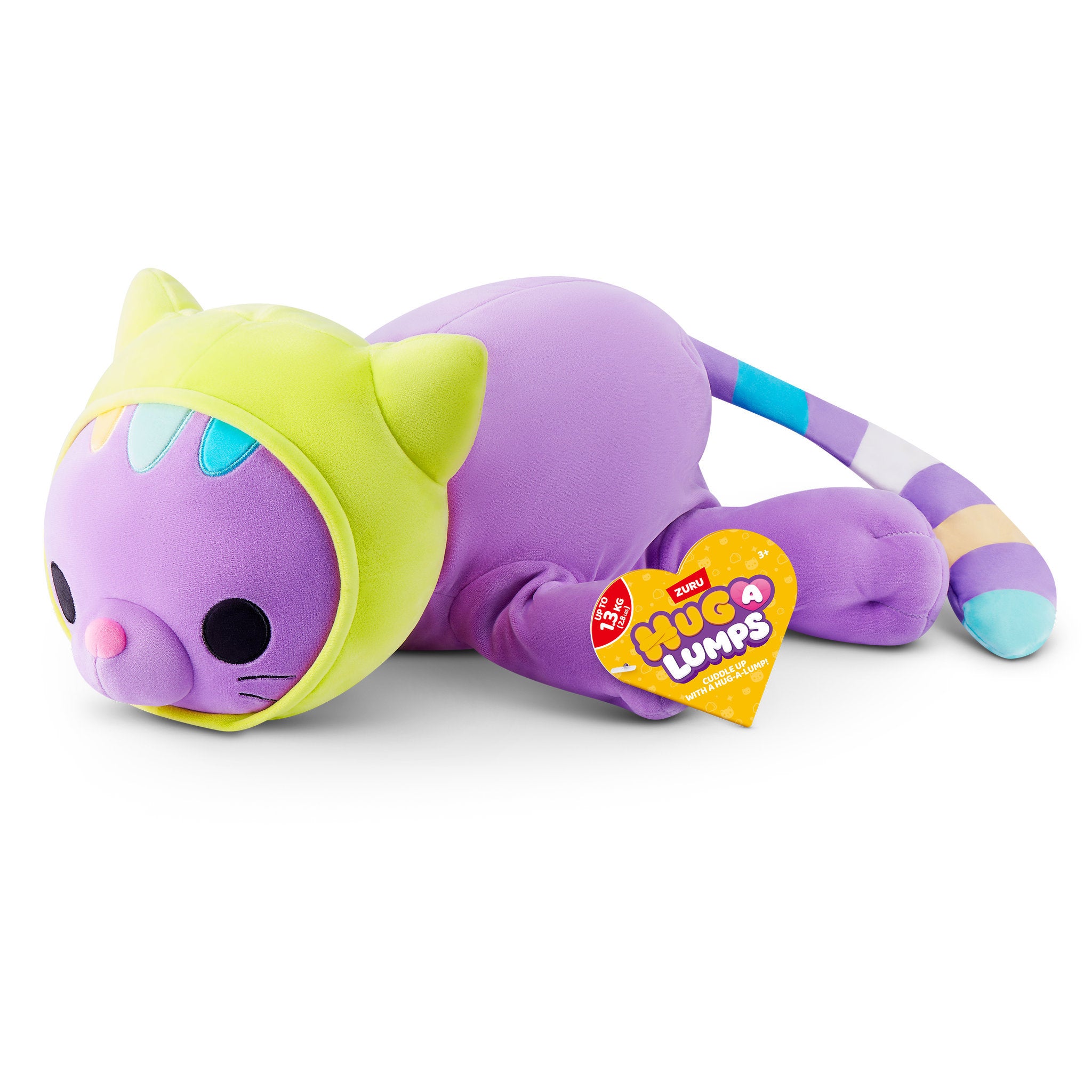 ZURU Hug A Lumps Medium S3 Weighted Plush - Kitten Charli - Toyworld Australia