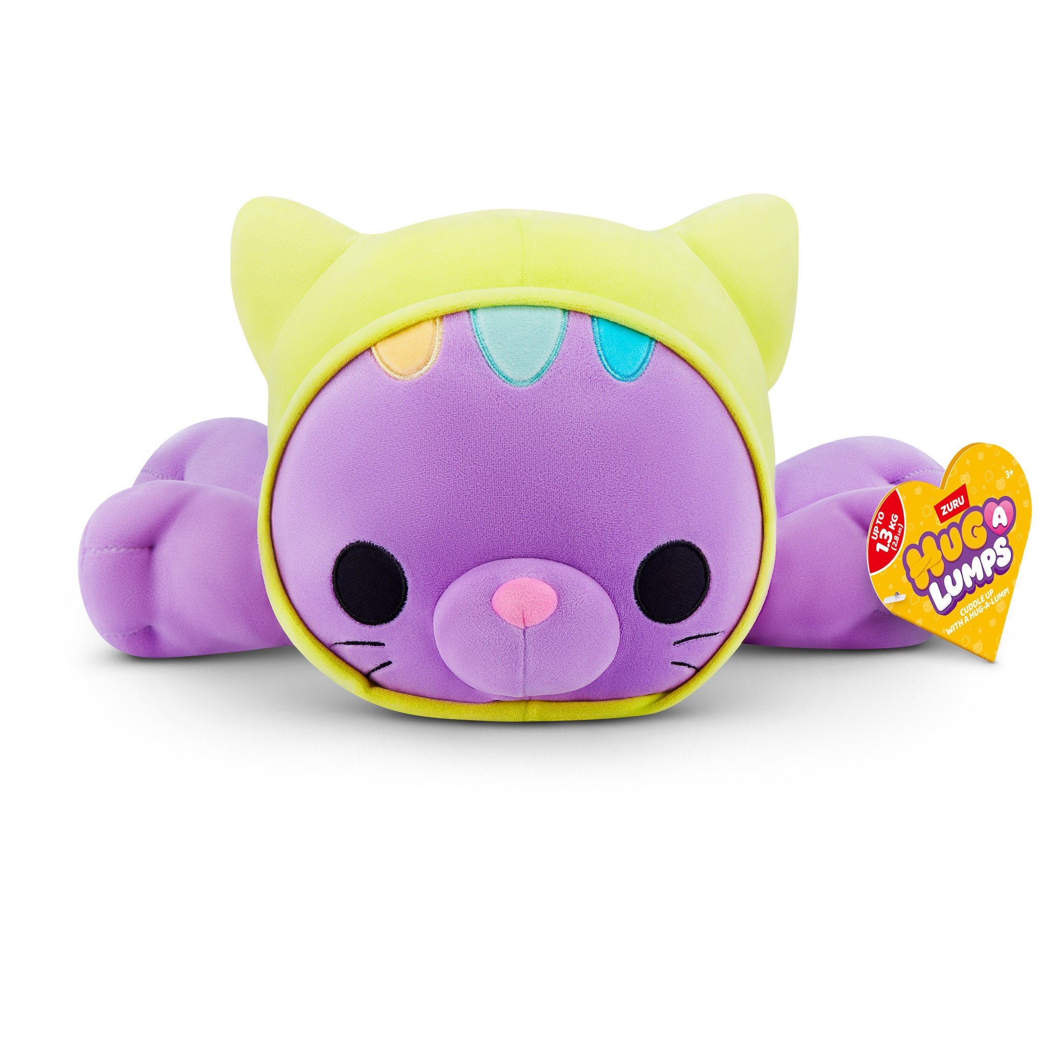 ZURU Hug A Lumps Medium S3 Weighted Plush - Kitten Charli - Toyworld Australia