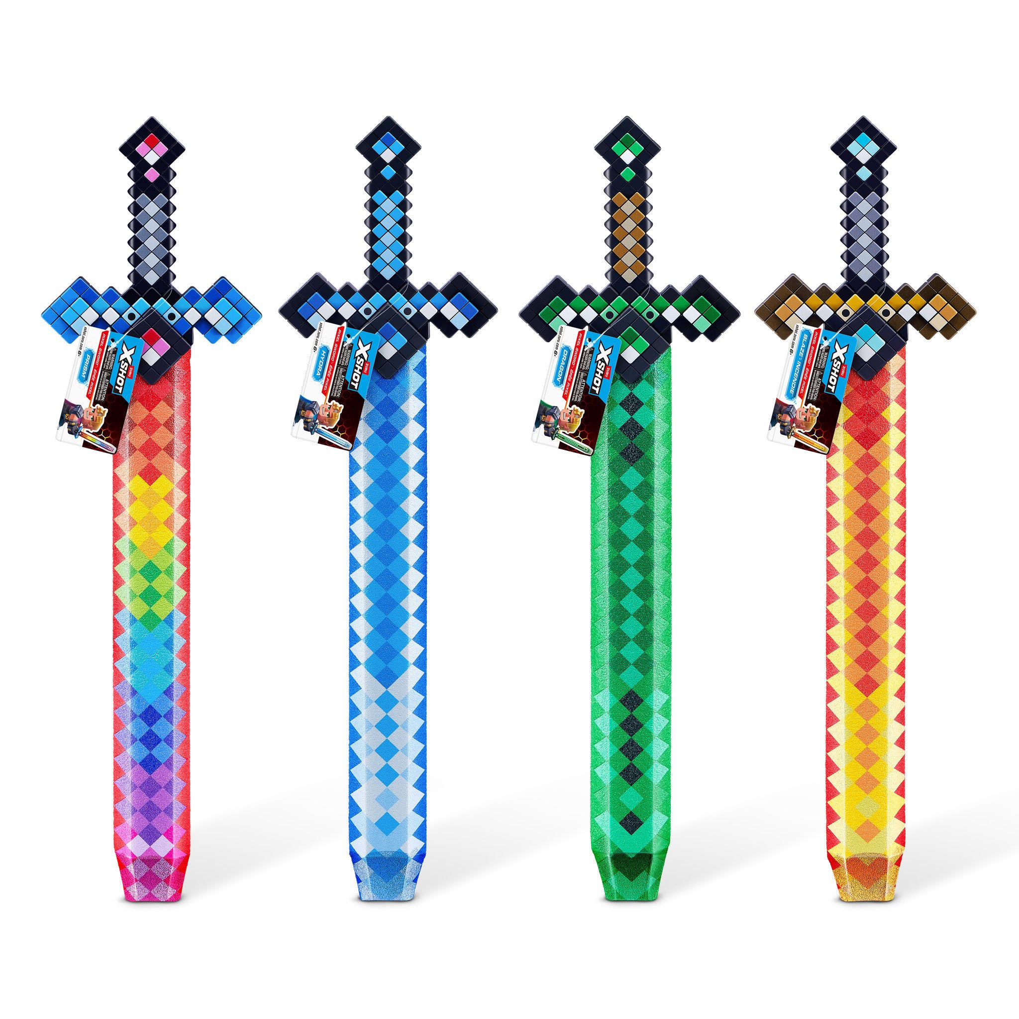 ZURU XSHOT Role Play Pixel Sword Assorted Styles