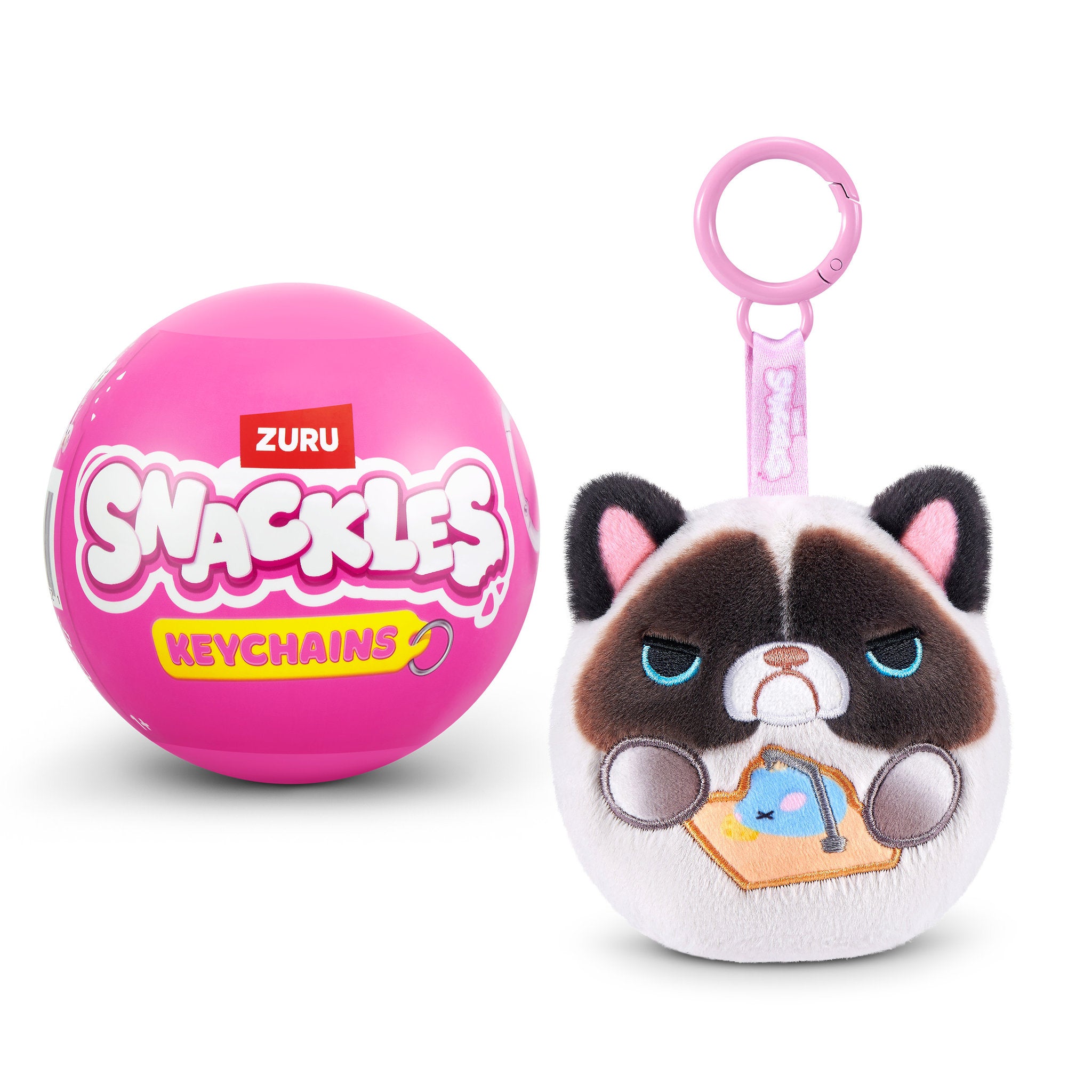 ZURU Snackles 3.5 Inch Keychains  Capsules S1 Assorted Style