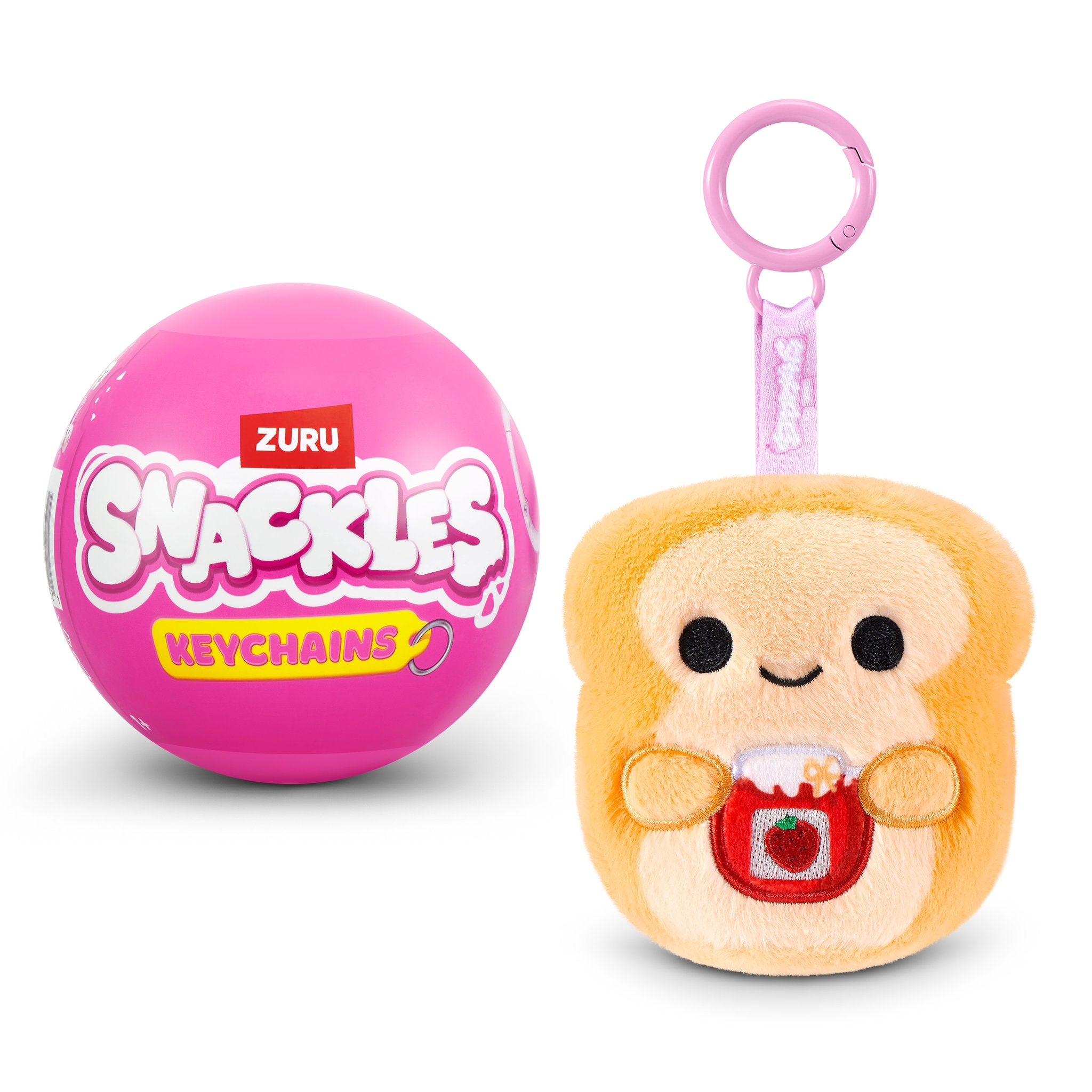ZURU Snackles 3.5 Inch Keychains  Capsules S1 Assorted Style