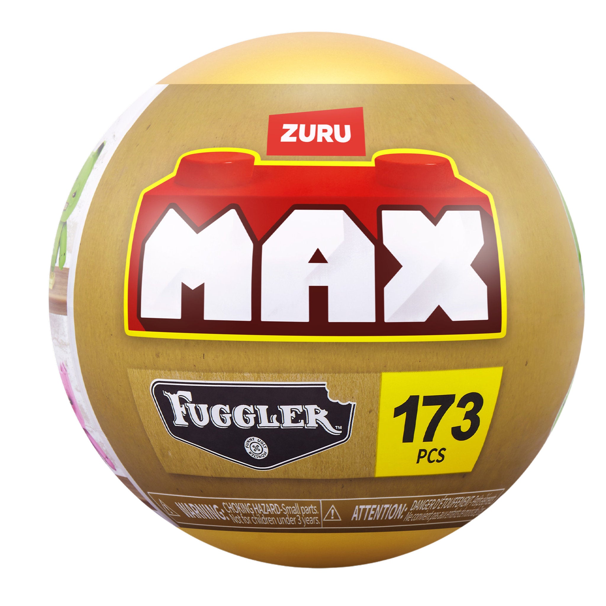 ZURU MAX Premium Fuggler Baddies Series 1 - Annoyed Alien Neon Green