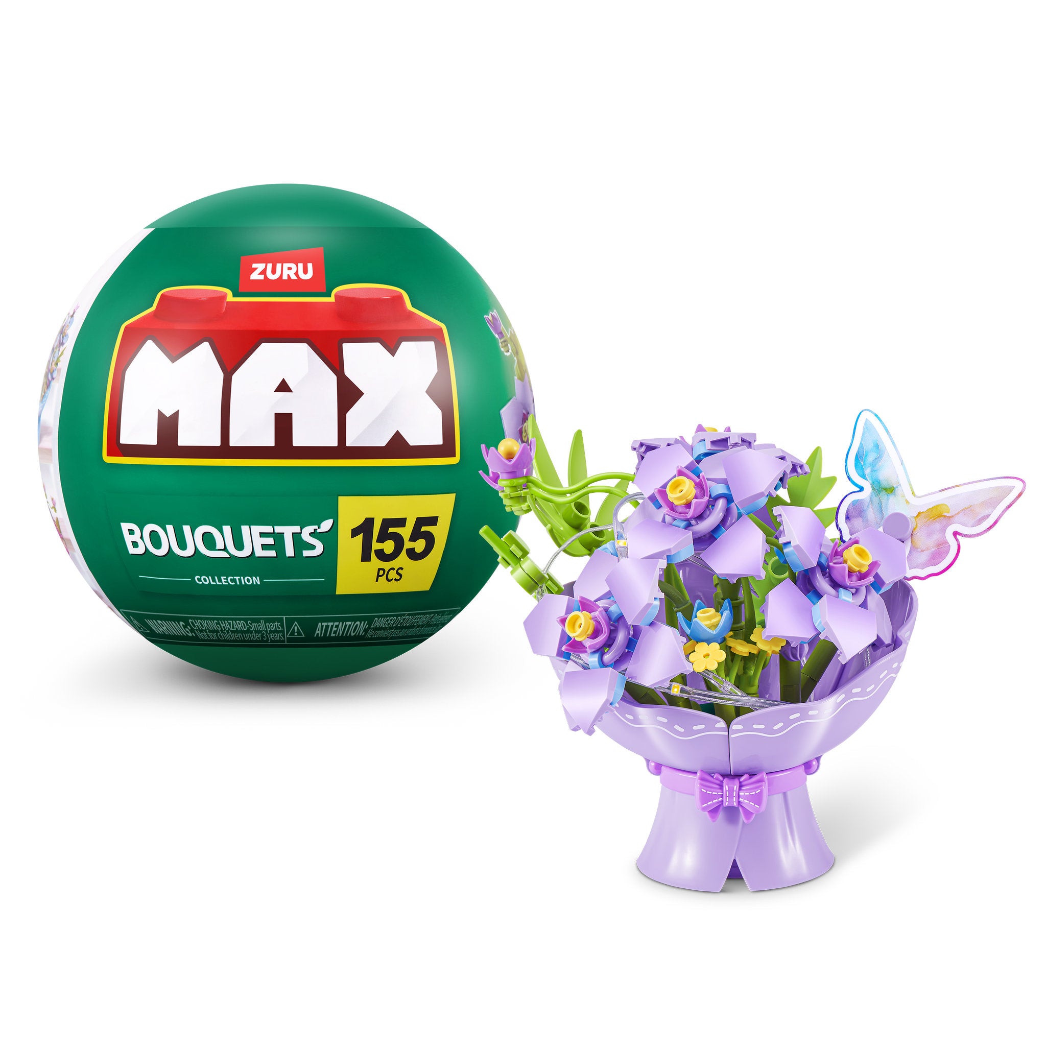 ZURU MAX Build LED Bouquets Series 1 - Purple