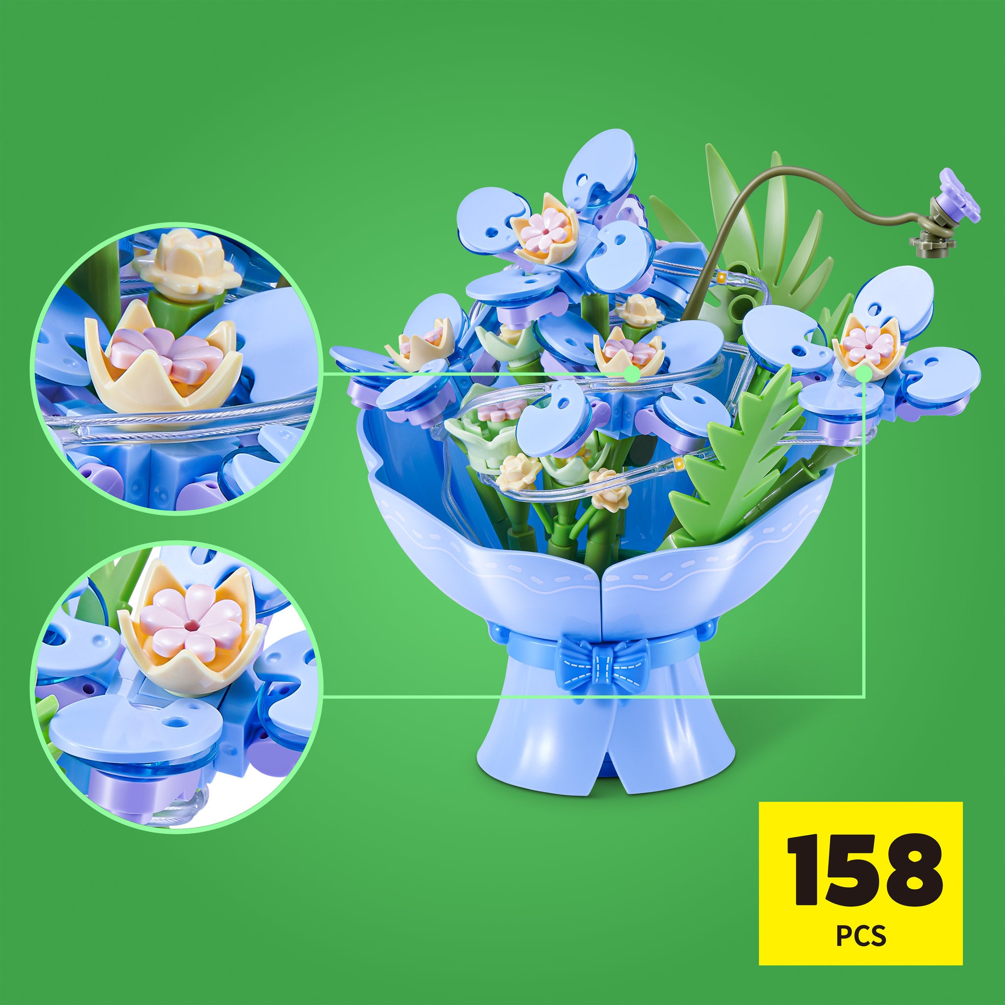 ZURU MAX Build LED Bouquets Series 1 - Blue