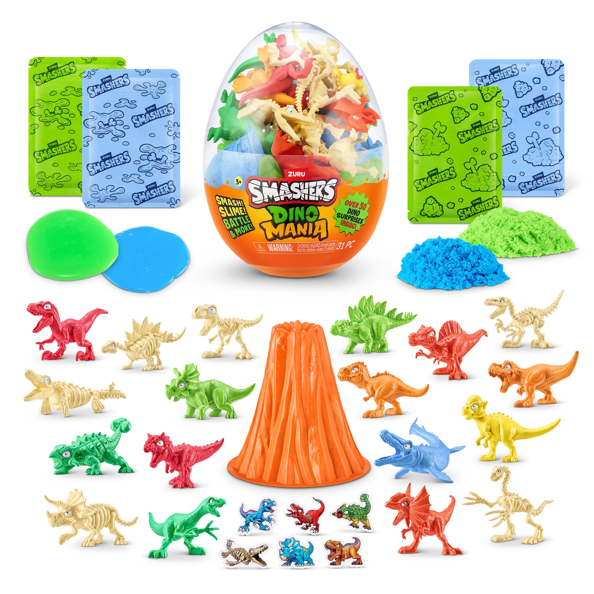 ZURU Smasher DINO Mania Large Egg - Assorted Styles