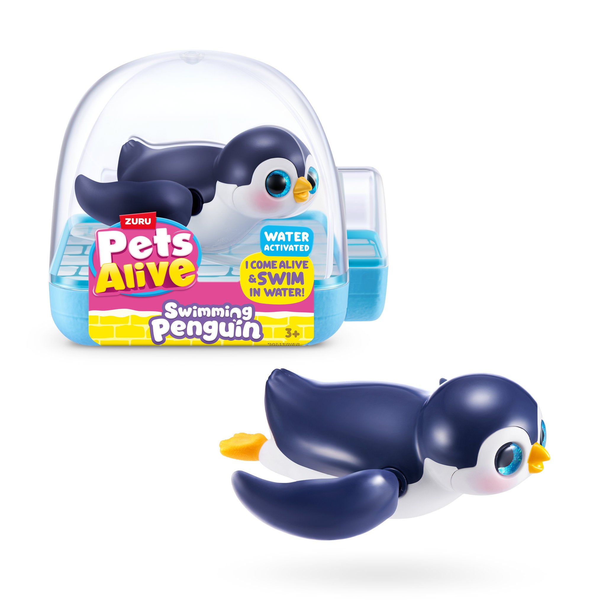 ZURU Pets Alive Swimming Penguin Series 1 Assorted Styles