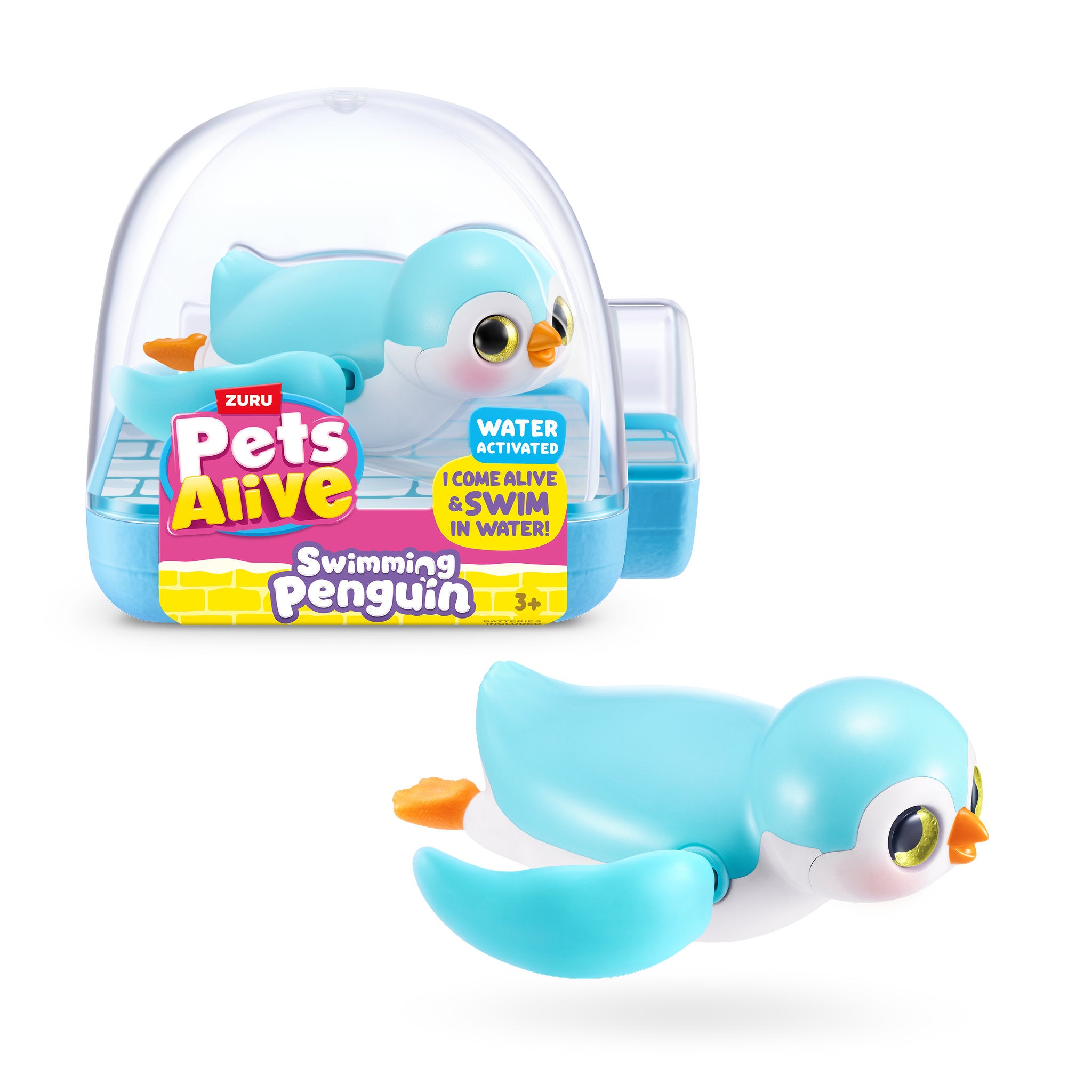 ZURU Pets Alive Swimming Penguin Series 1 Assorted Styles