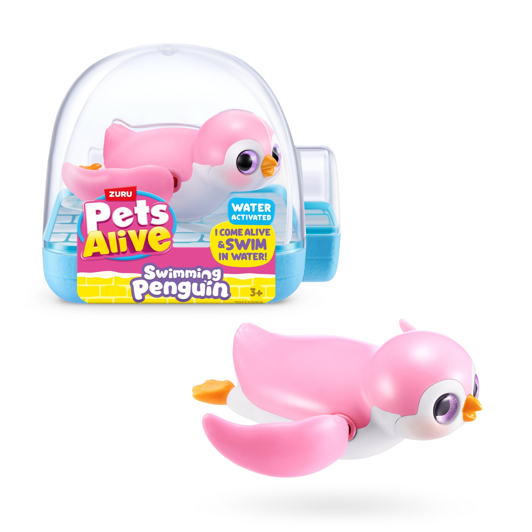 ZURU Pets Alive Swimming Penguin Series 1 Assorted Styles