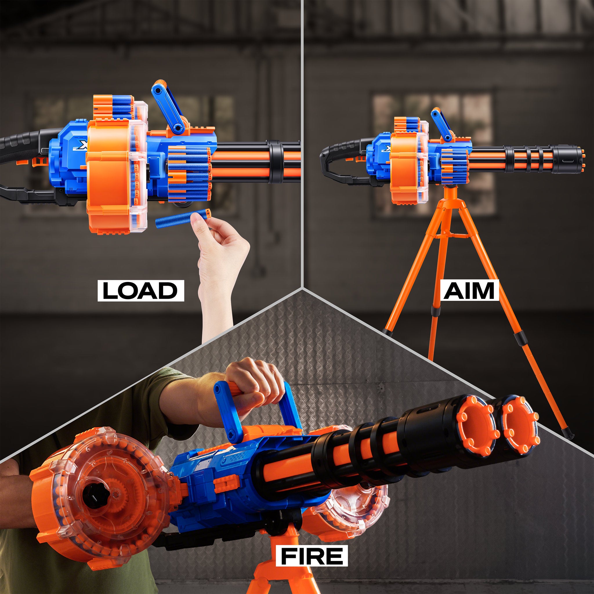 ZURU XSHOT Insanity Motorised Dartstorm With 200 Darts