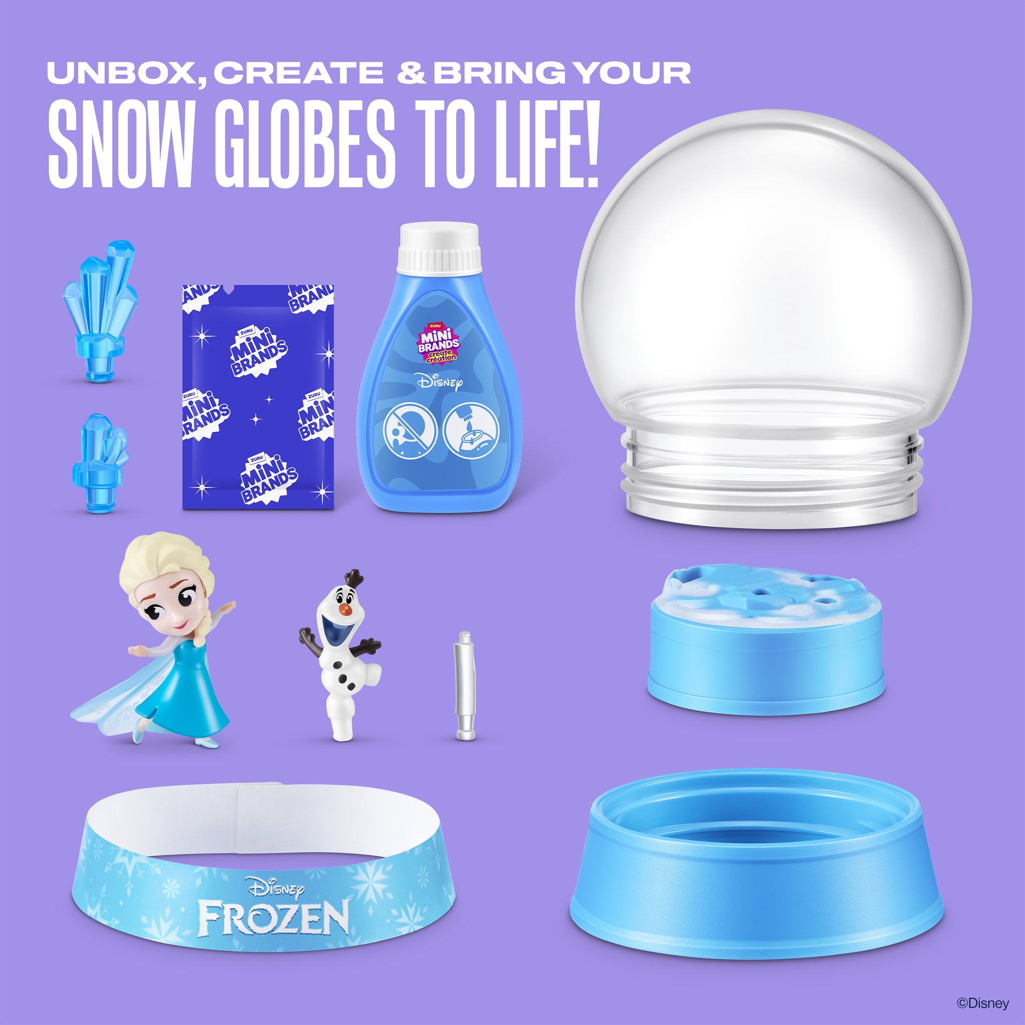 ZURU Mini Brands Create - Disney Snow Globes Series 1 Blind Capsule