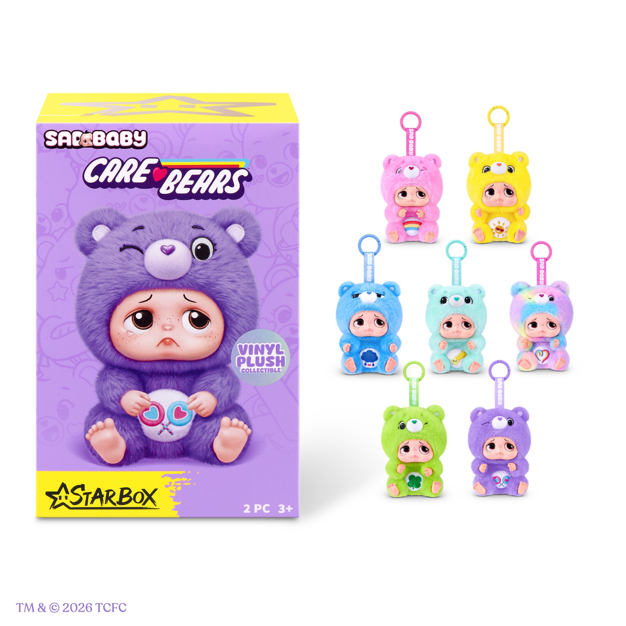 Starbox Sad Baby Series 1 Blind Box - Care Bears Keychains