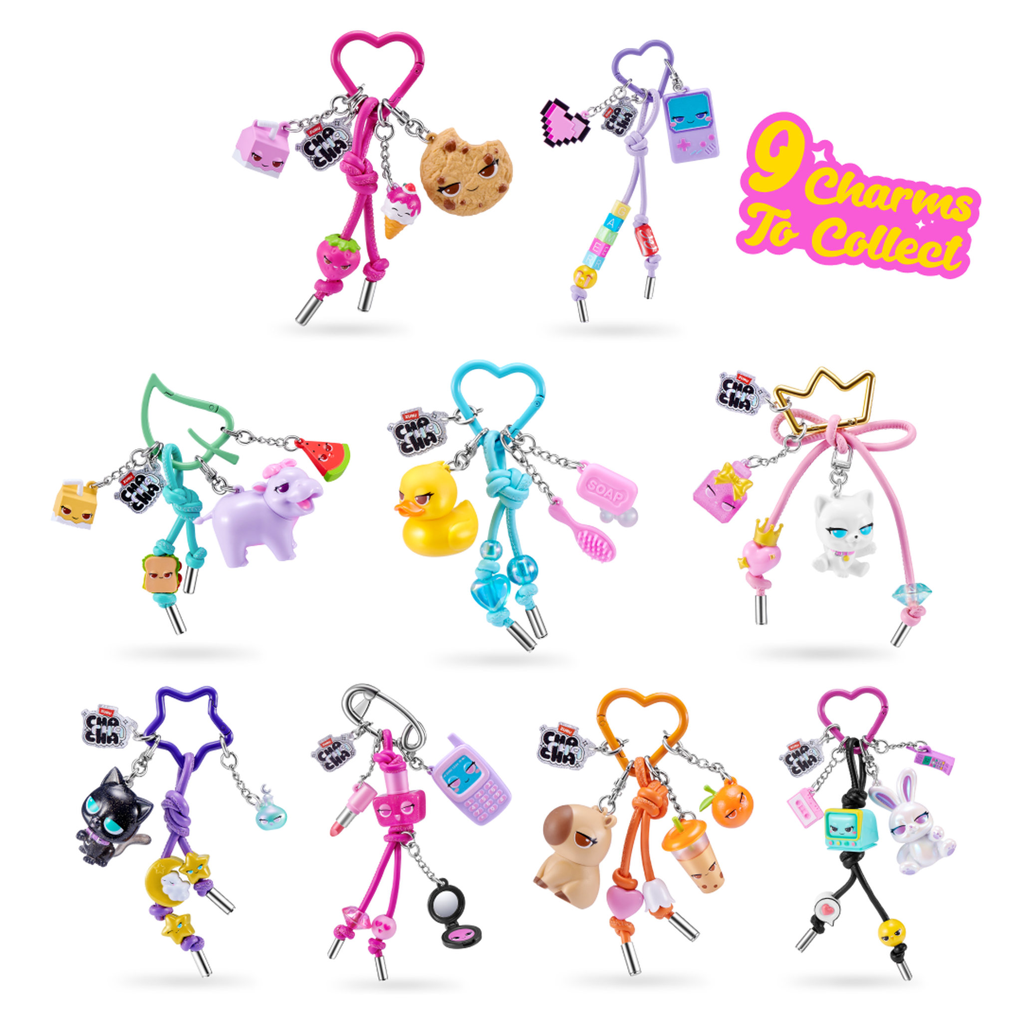 ZURU ChaChaCha DIY Keychain Charms Assorted Styles