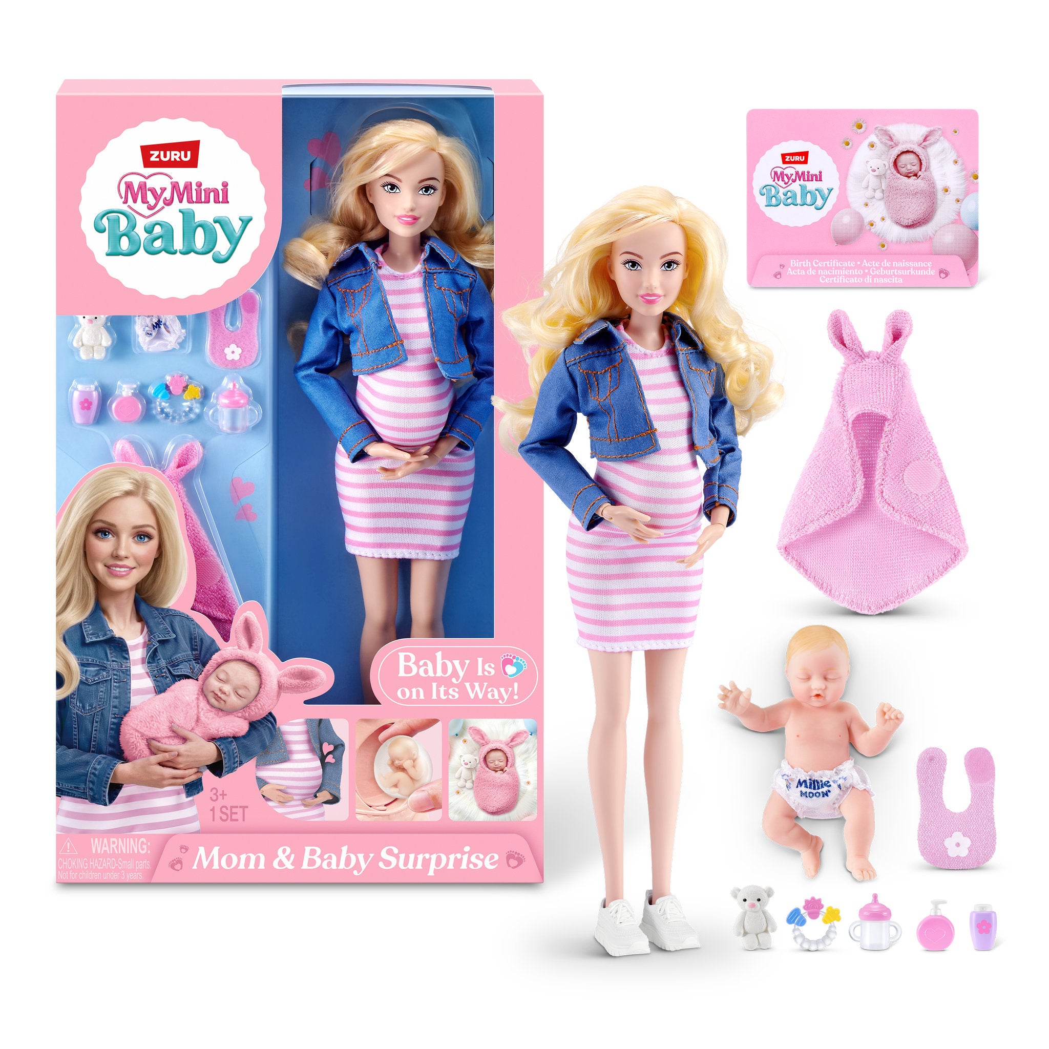 ZURU My Mini - Baby Pregnant Mom & Baby Surprise Doll