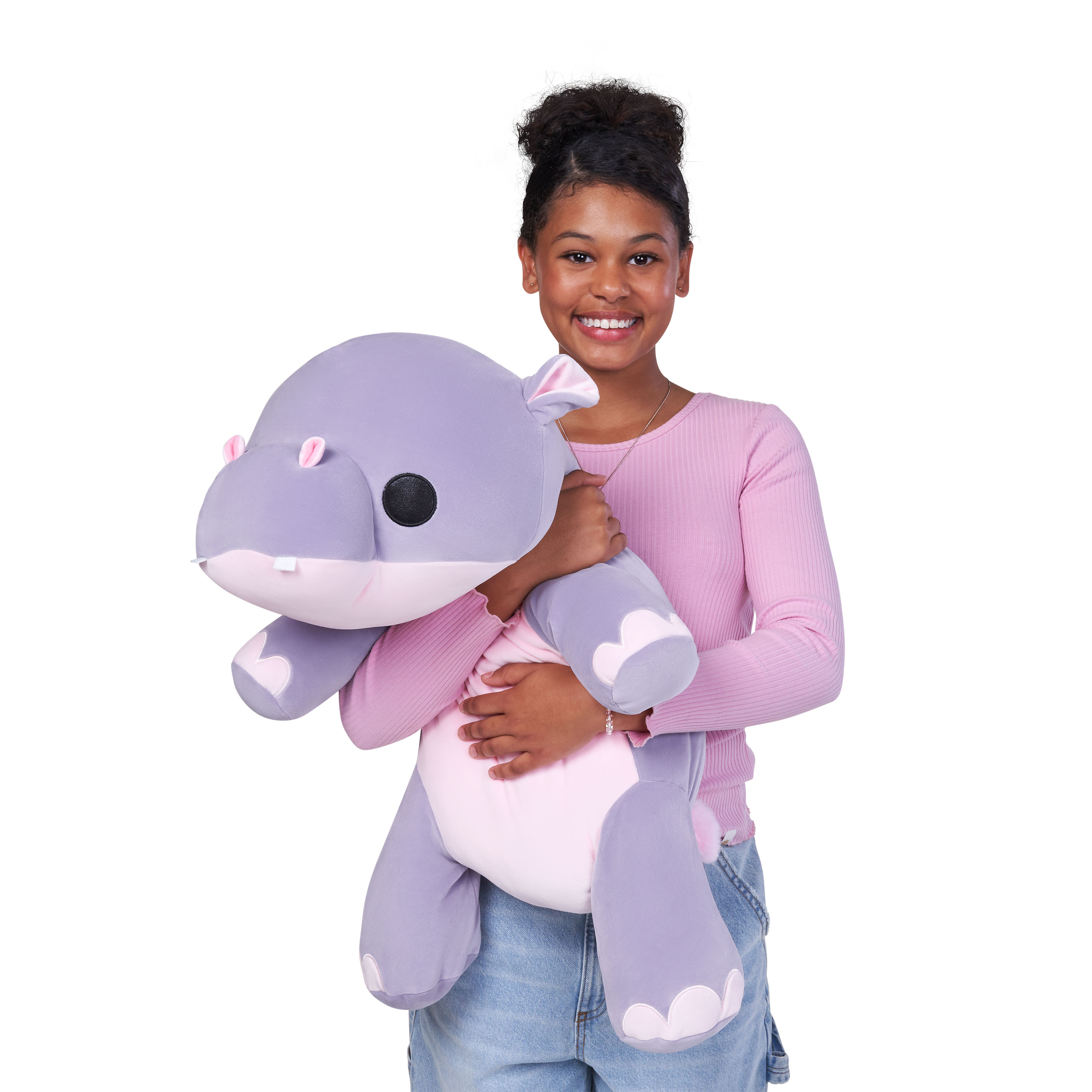 ZURU Hug A Lumps Large Weighted Plush S2 - Harley The Hippo