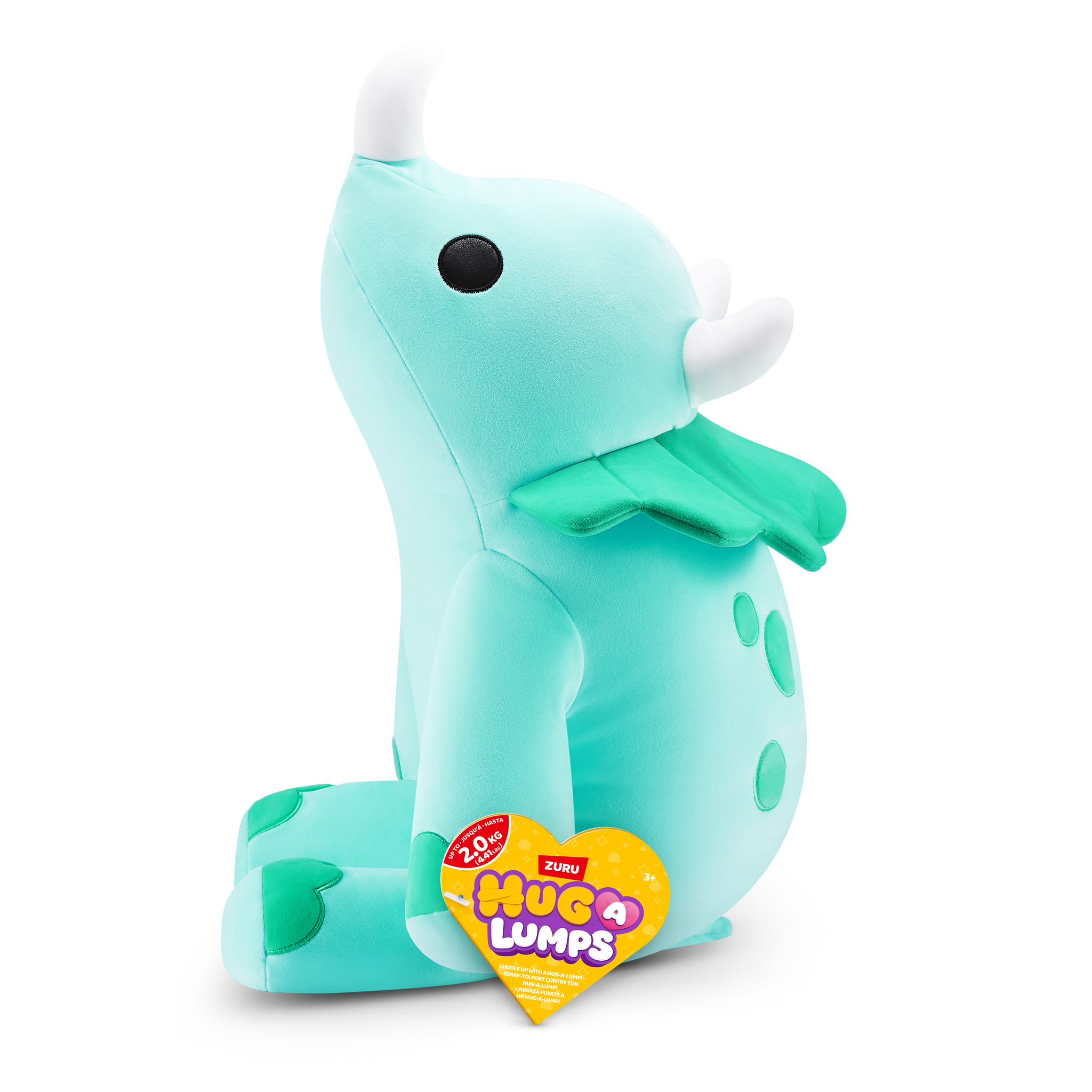 ZURU Hug A Lumps Large Weighted Plush S2 - Delilah The Dino