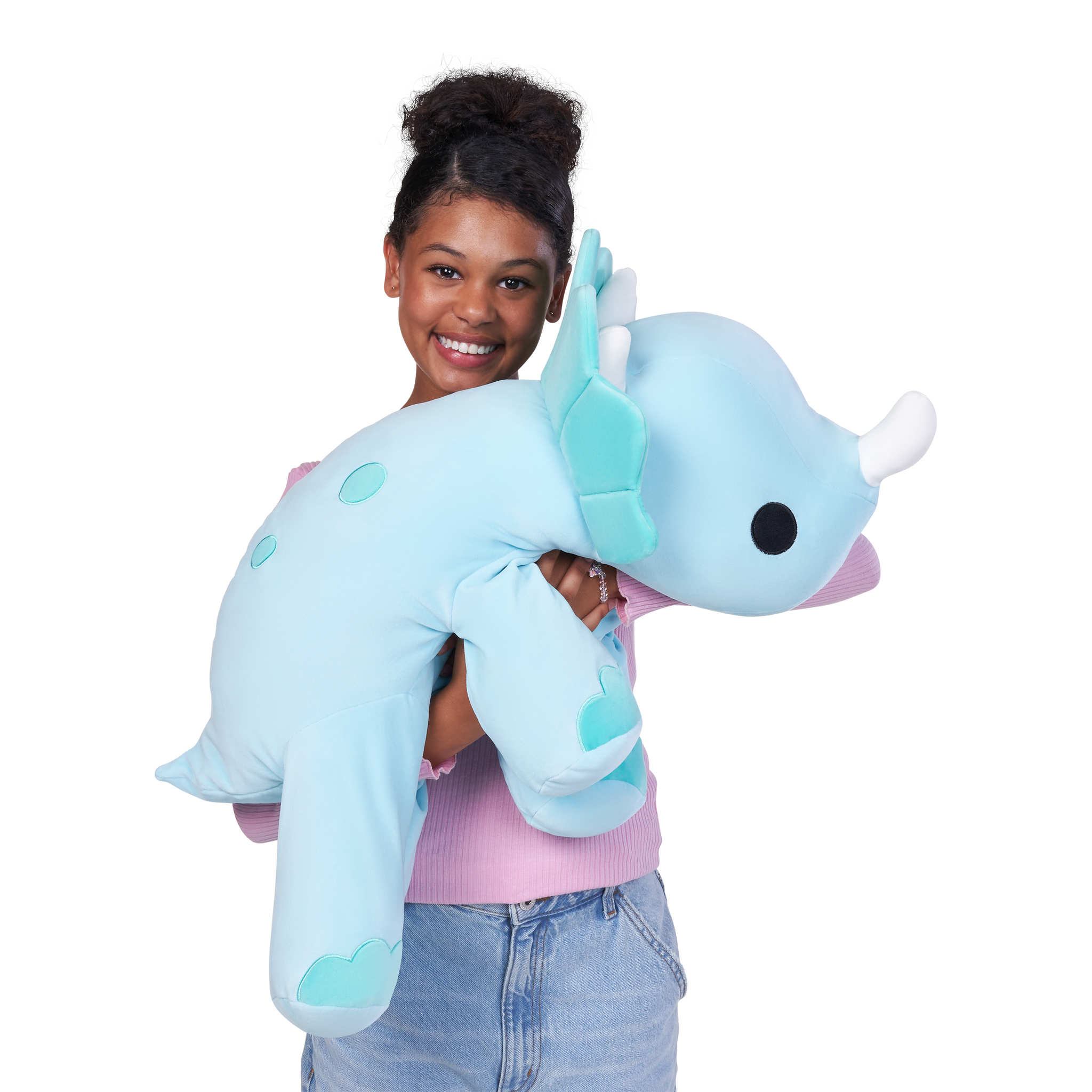ZURU Hug A Lumps Large Weighted Plush S2 - Delilah The Dino