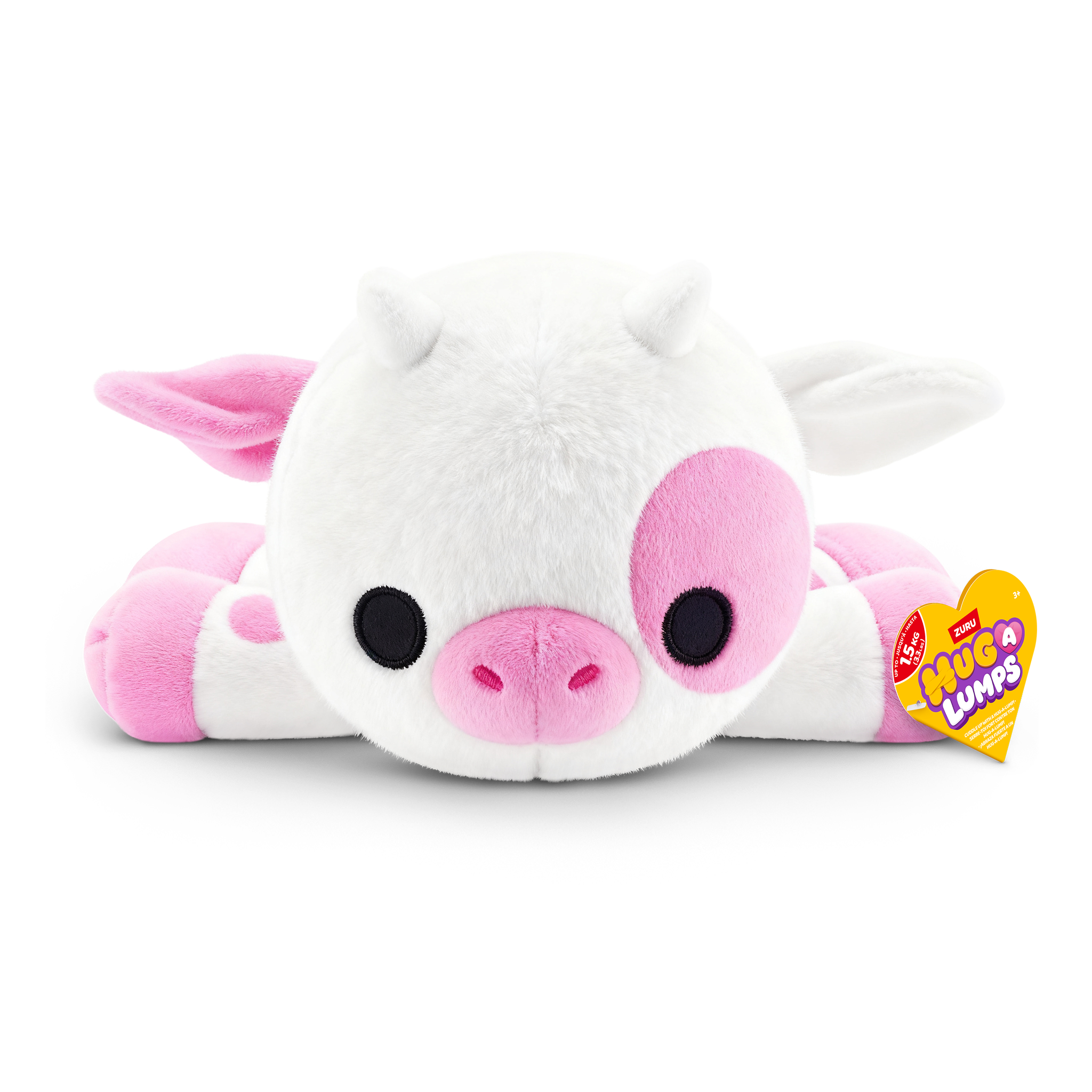 ZURU Hug A Lumps Medium Weighted Plush S2 - Clover The Cow
