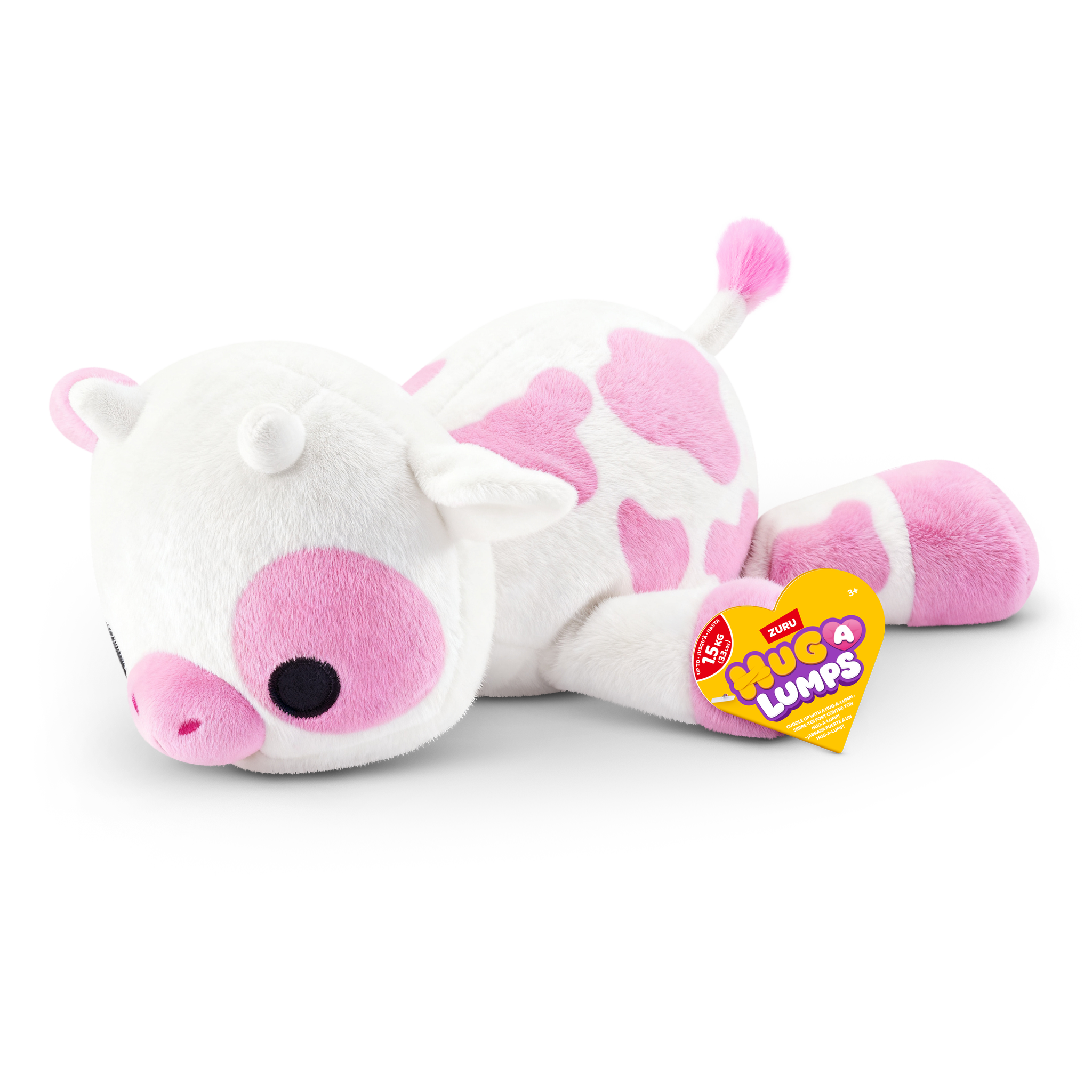 ZURU Hug A Lumps Medium Weighted Plush S2 - Clover The Cow