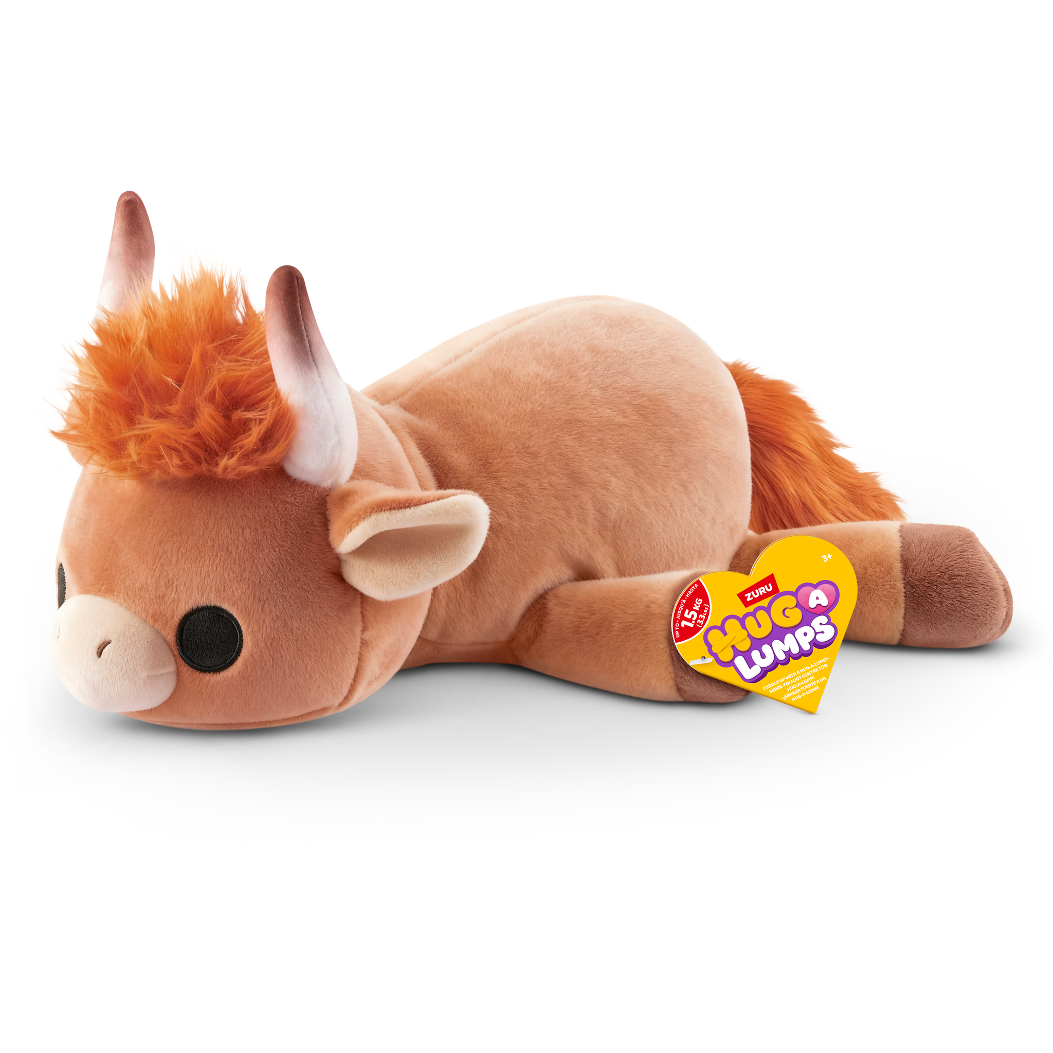 ZURU Hug A Lumps Medium Weighted Plush S2 - Holly The Highland Cow