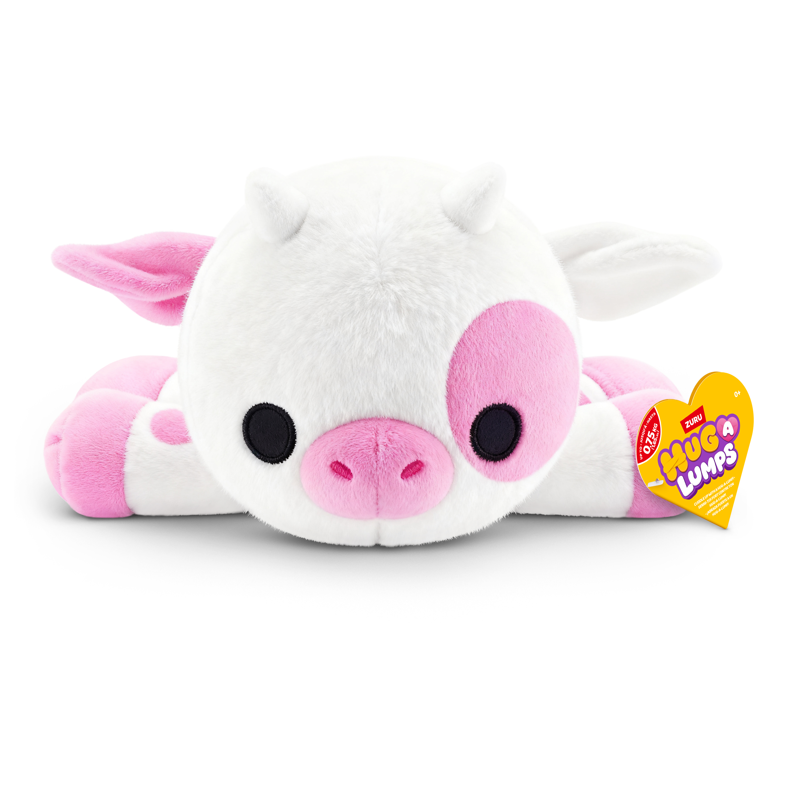 ZURU Hug A Lumps Small Weighted Plush S2 - Clover The Cow