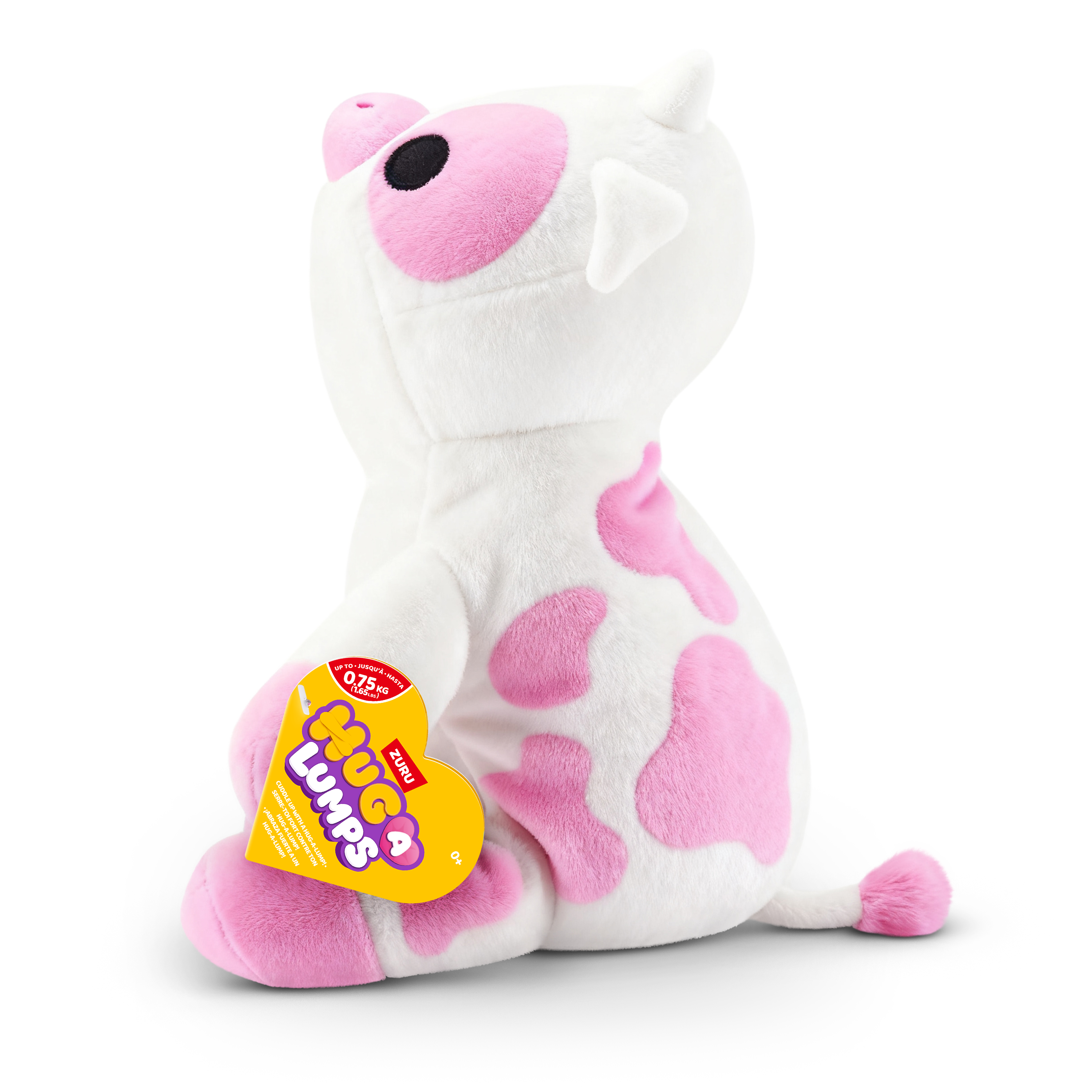 ZURU Hug A Lumps Small Weighted Plush S2 - Clover The Cow