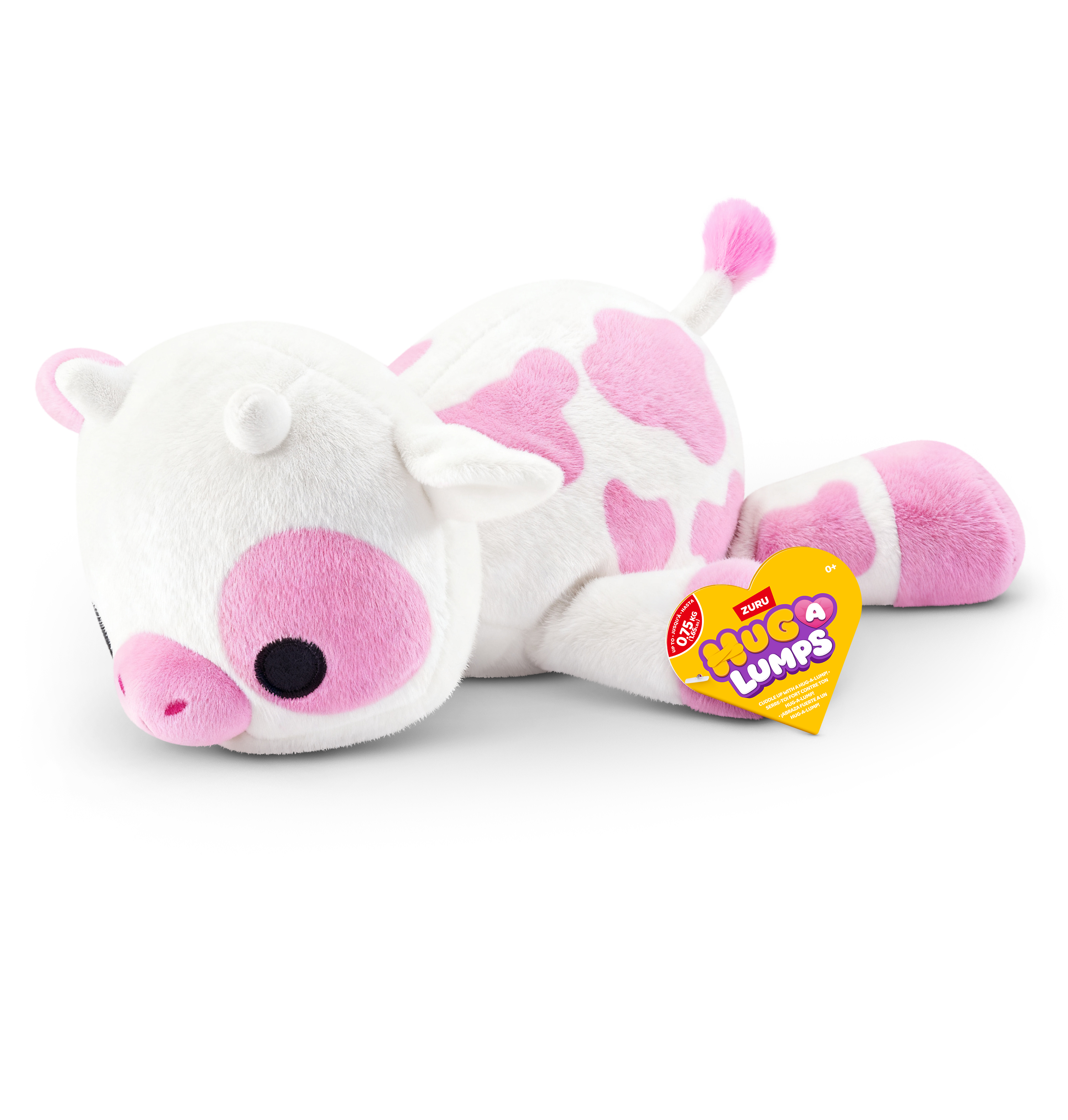 ZURU Hug A Lumps Small Weighted Plush S2 - Clover The Cow