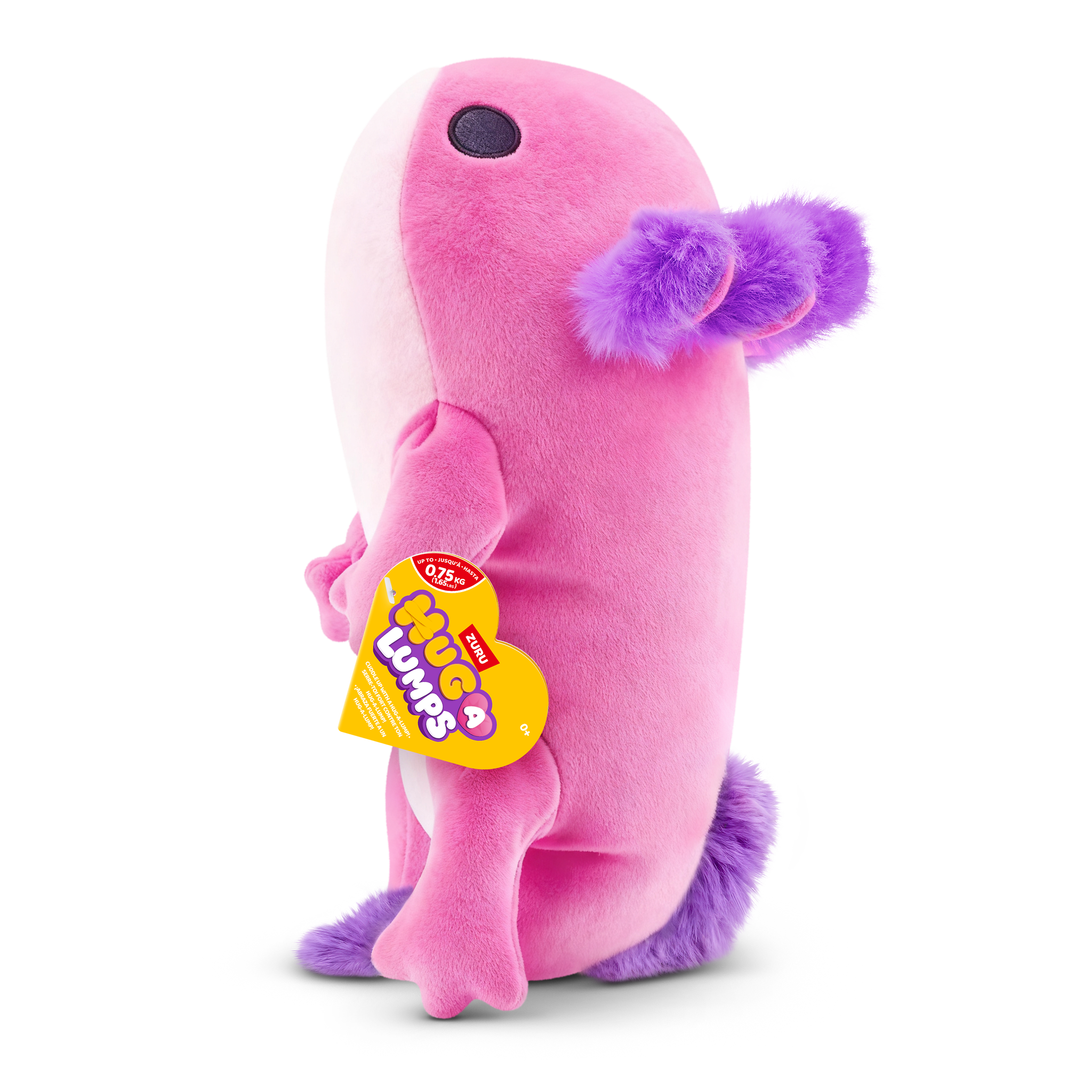 ZURU Hug A Lumps Small Weighted Plush S2 - Ally The Axolotl