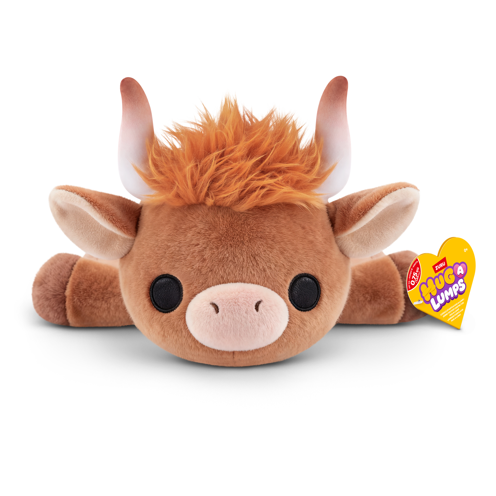 ZURU Hug A Lumps Small Weighted Plush S2 - Holly The Highland Cow
