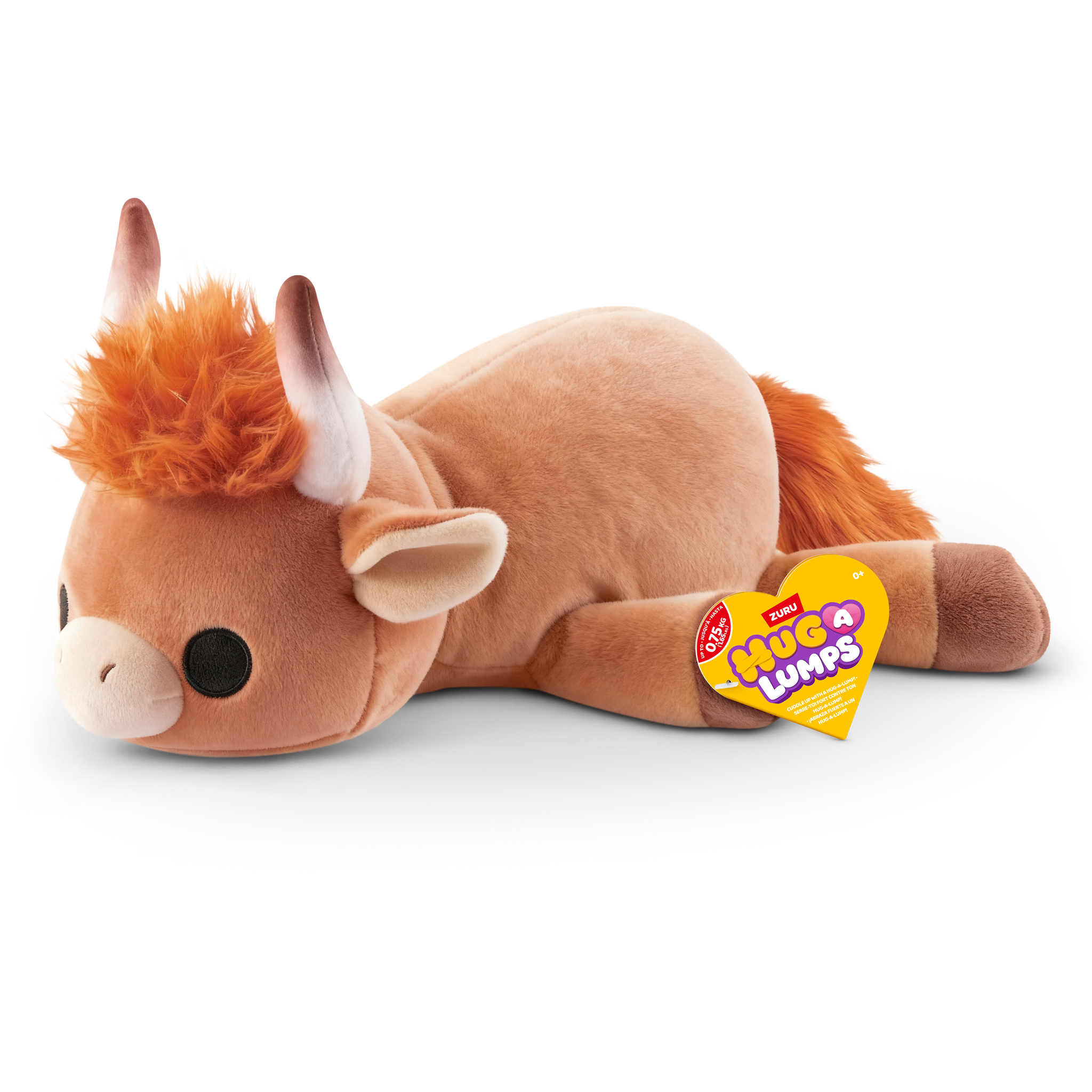ZURU Hug A Lumps Small Weighted Plush S2 - Holly The Highland Cow