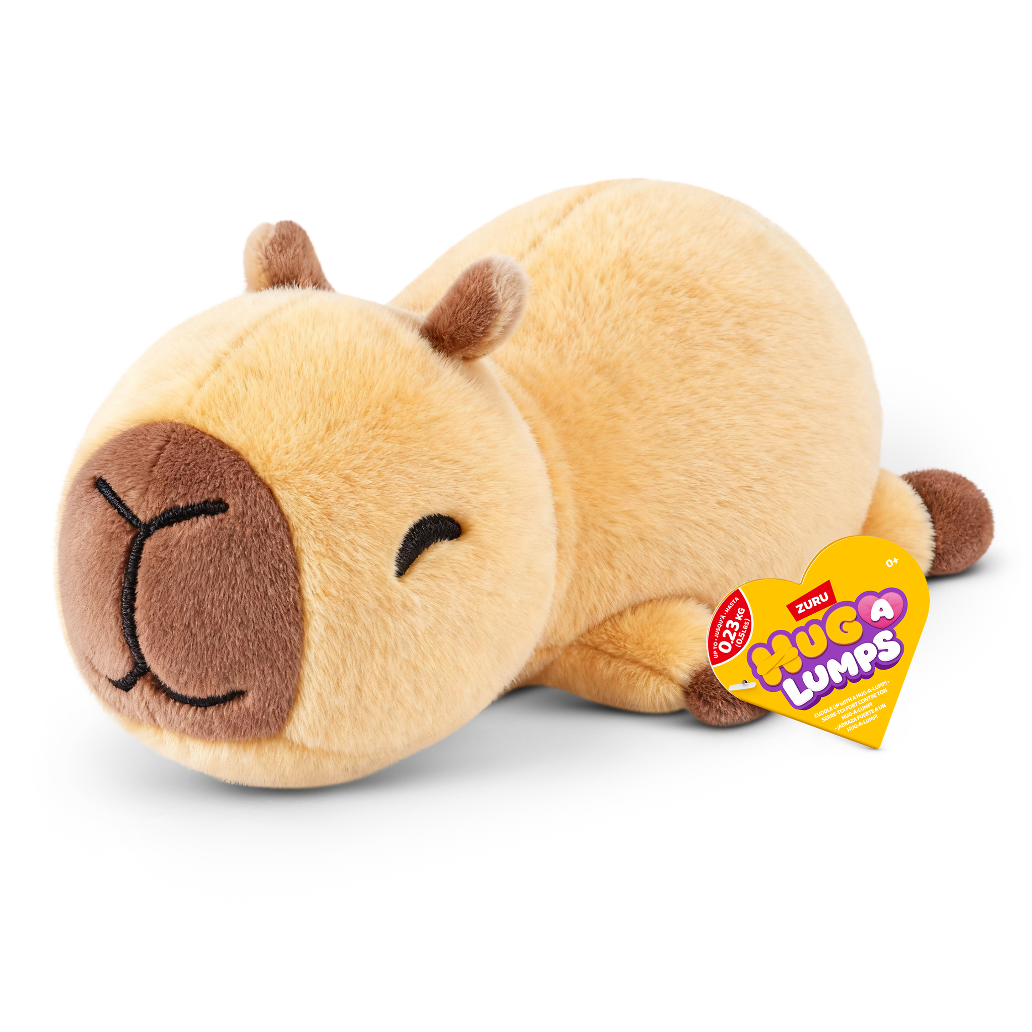 ZURU Hug A Lumps Baby Weighted Plush S2 - Connie The Capybara