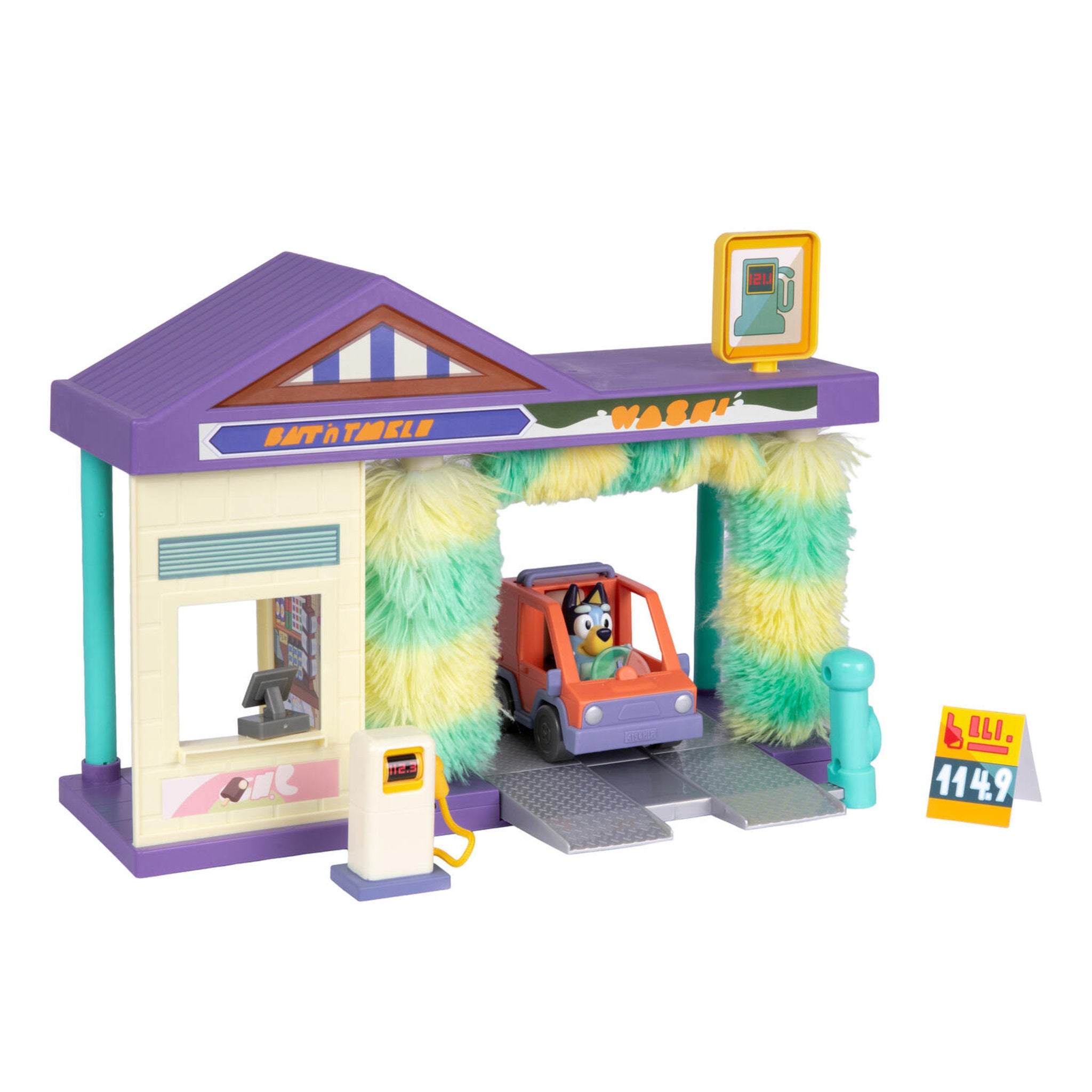 Bluey Car Wash Playset